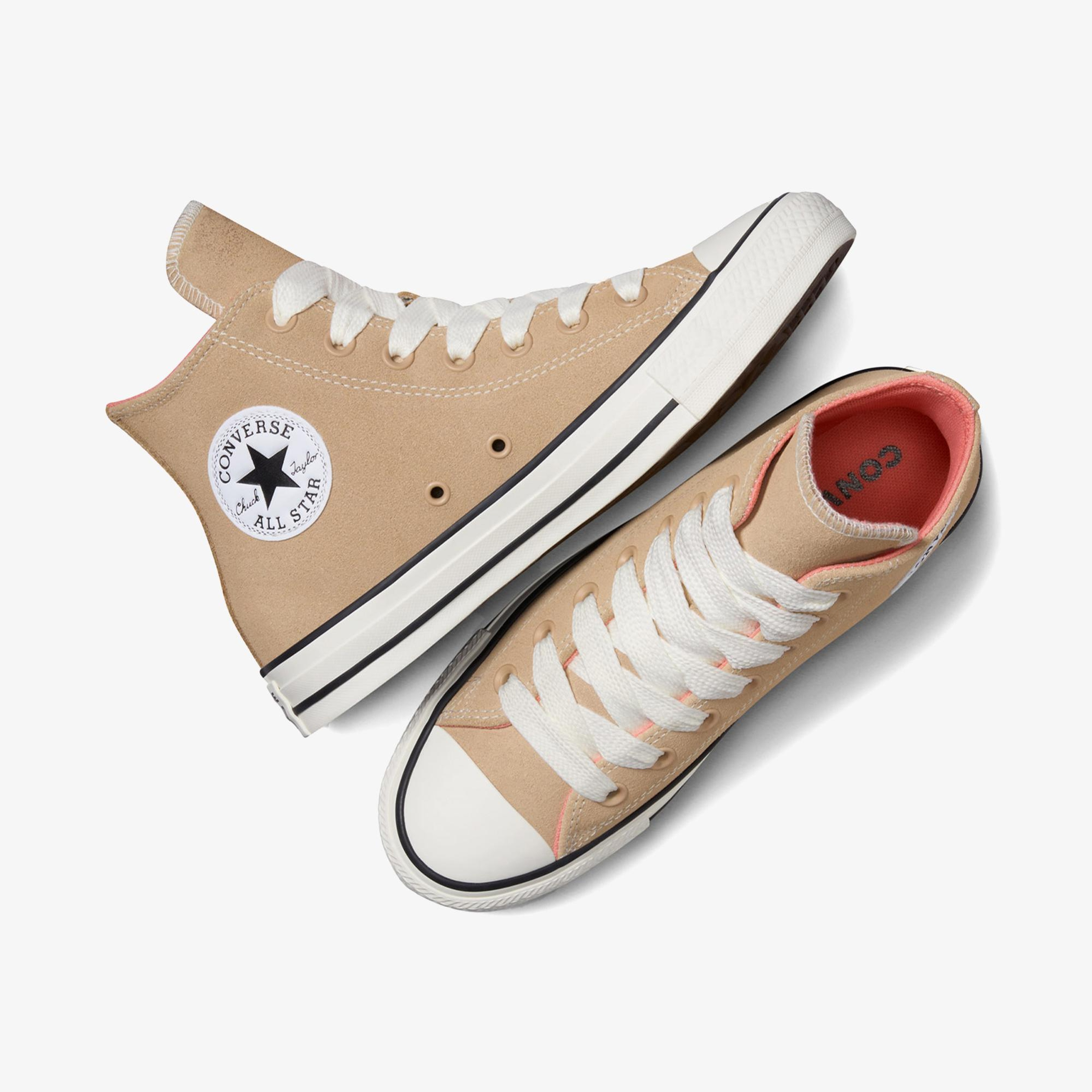 Converse Chuck Taylor All Star Kadın Bej Süet Sneaker