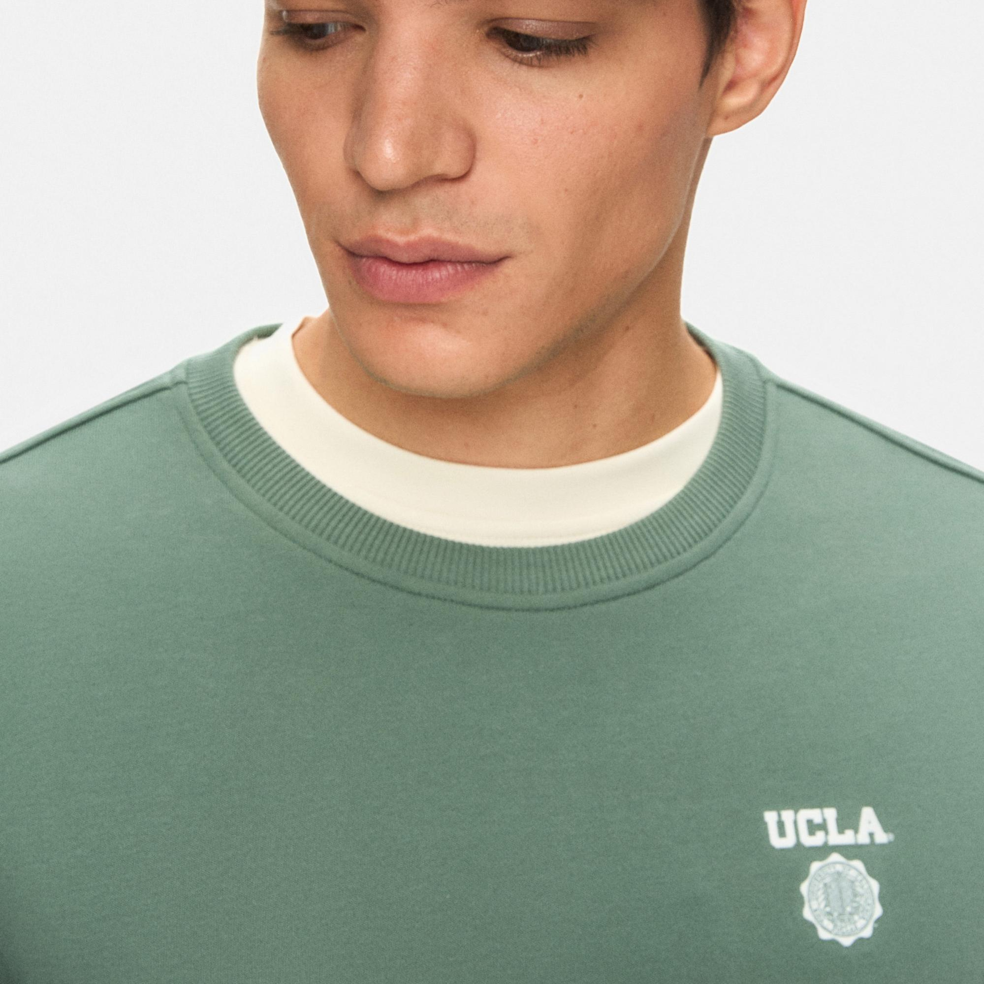 Ucla Valley Erkek Yeşil Sweatshirt