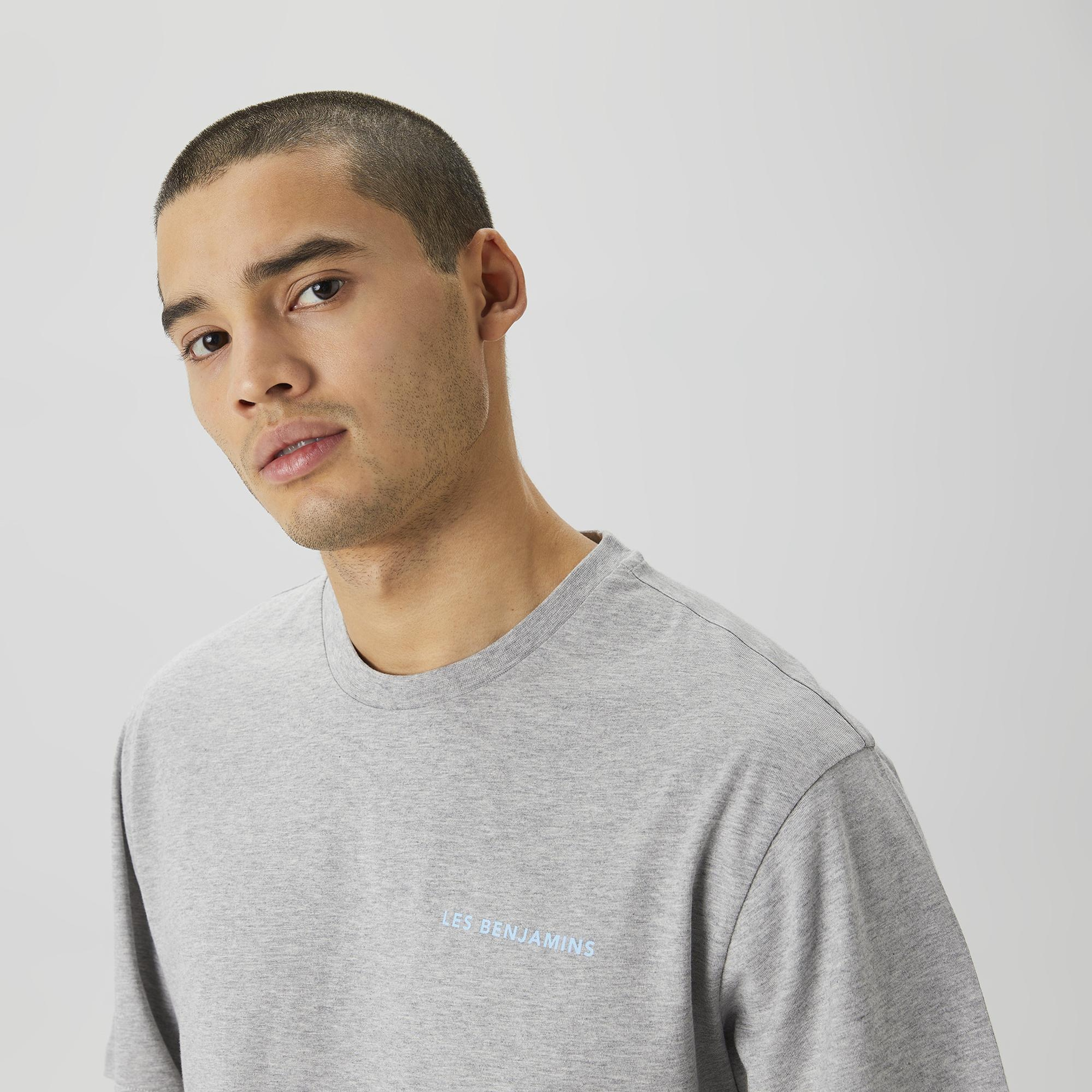 Les Benjamins Core Unisex Açık Gri T-Shirt