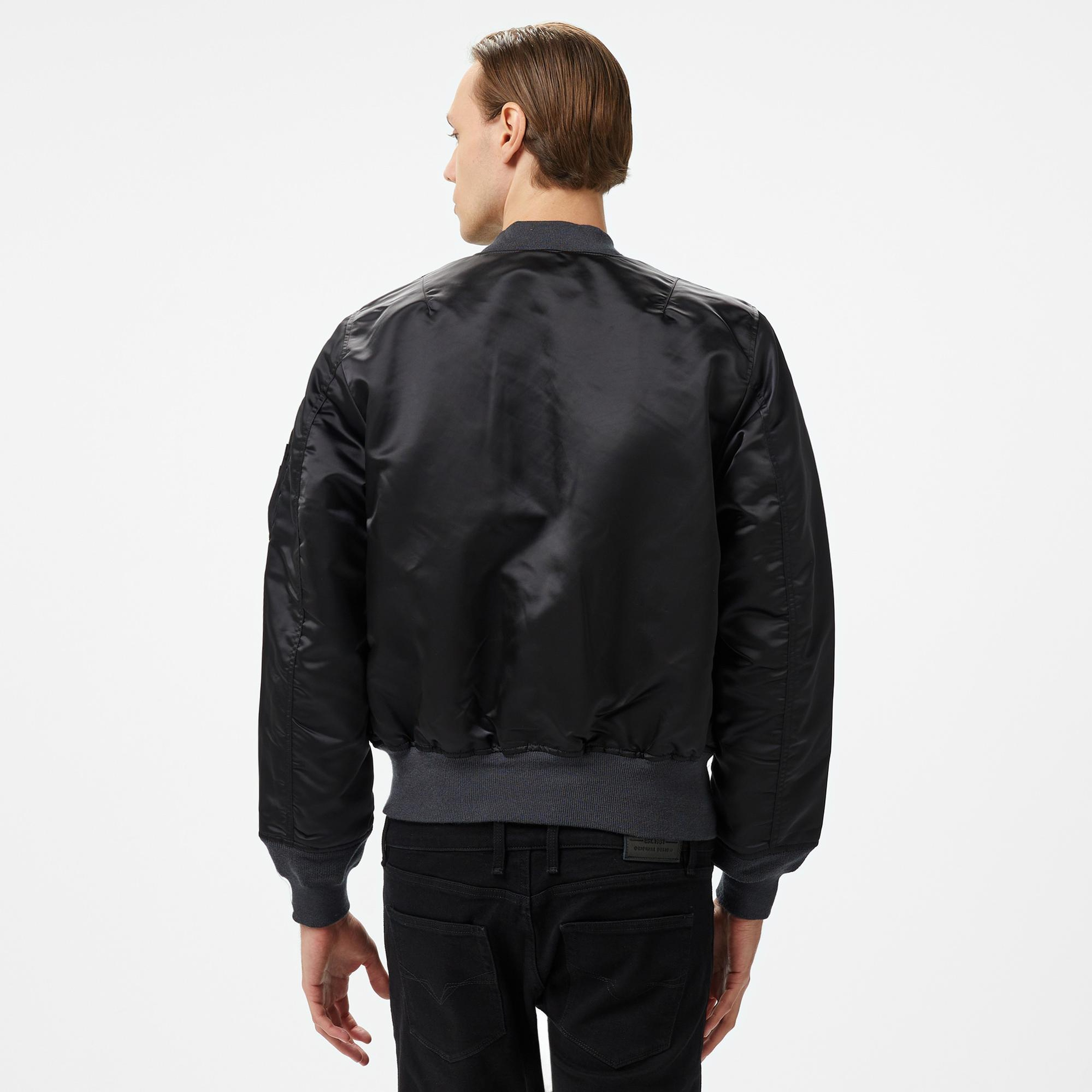 Alpha Industries 1960S Ma-1 Flight Erkek Siyah Ceket