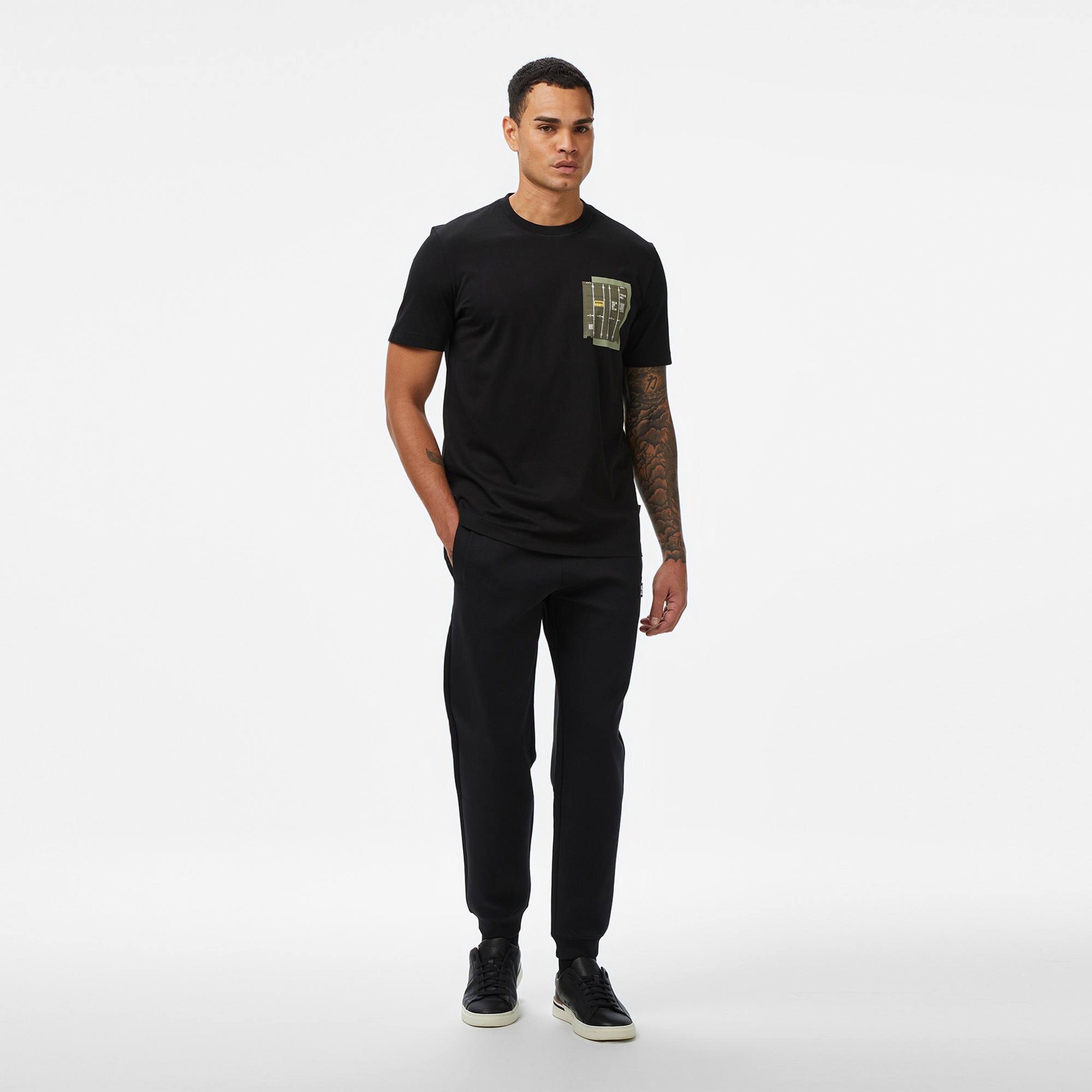 Hugo Dimacs Erkek Siyah Eşofman Altı