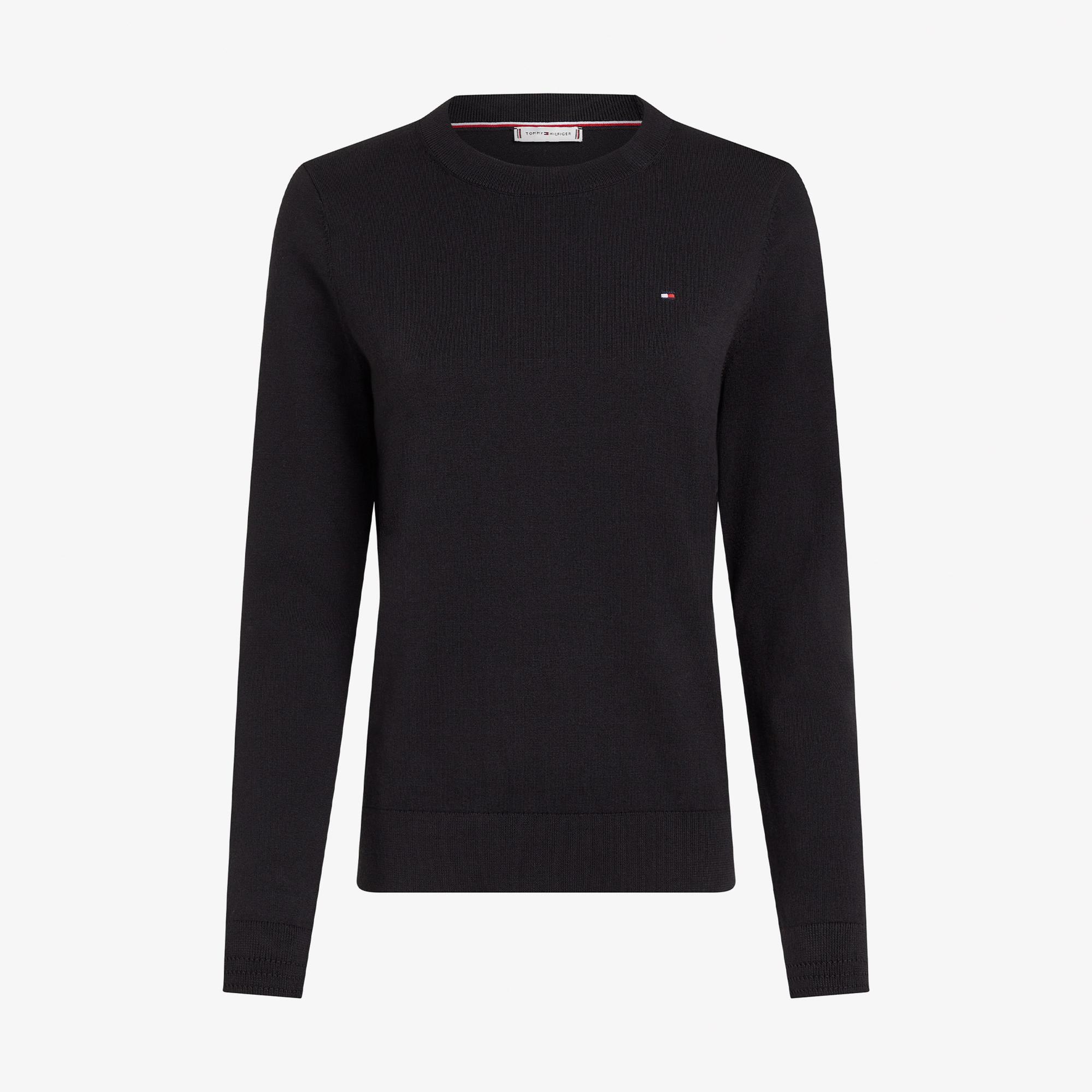 Tommy Hilfiger Stitch Kadın Siyah Kazak