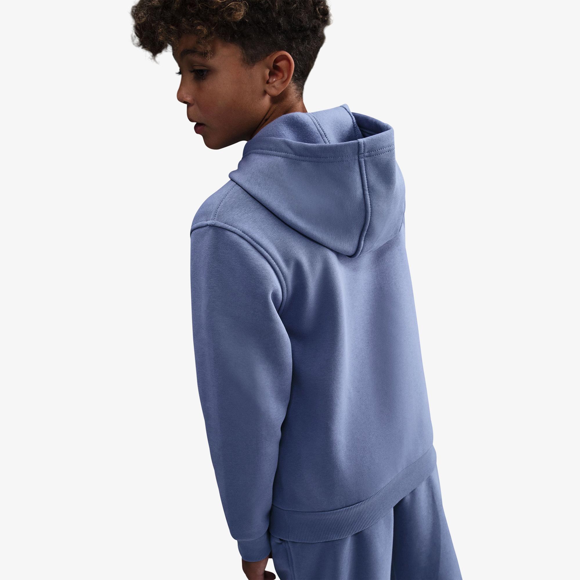Nike Sportswear Club Fleece Çocuk Mavi Kapüşonlu Hoodie