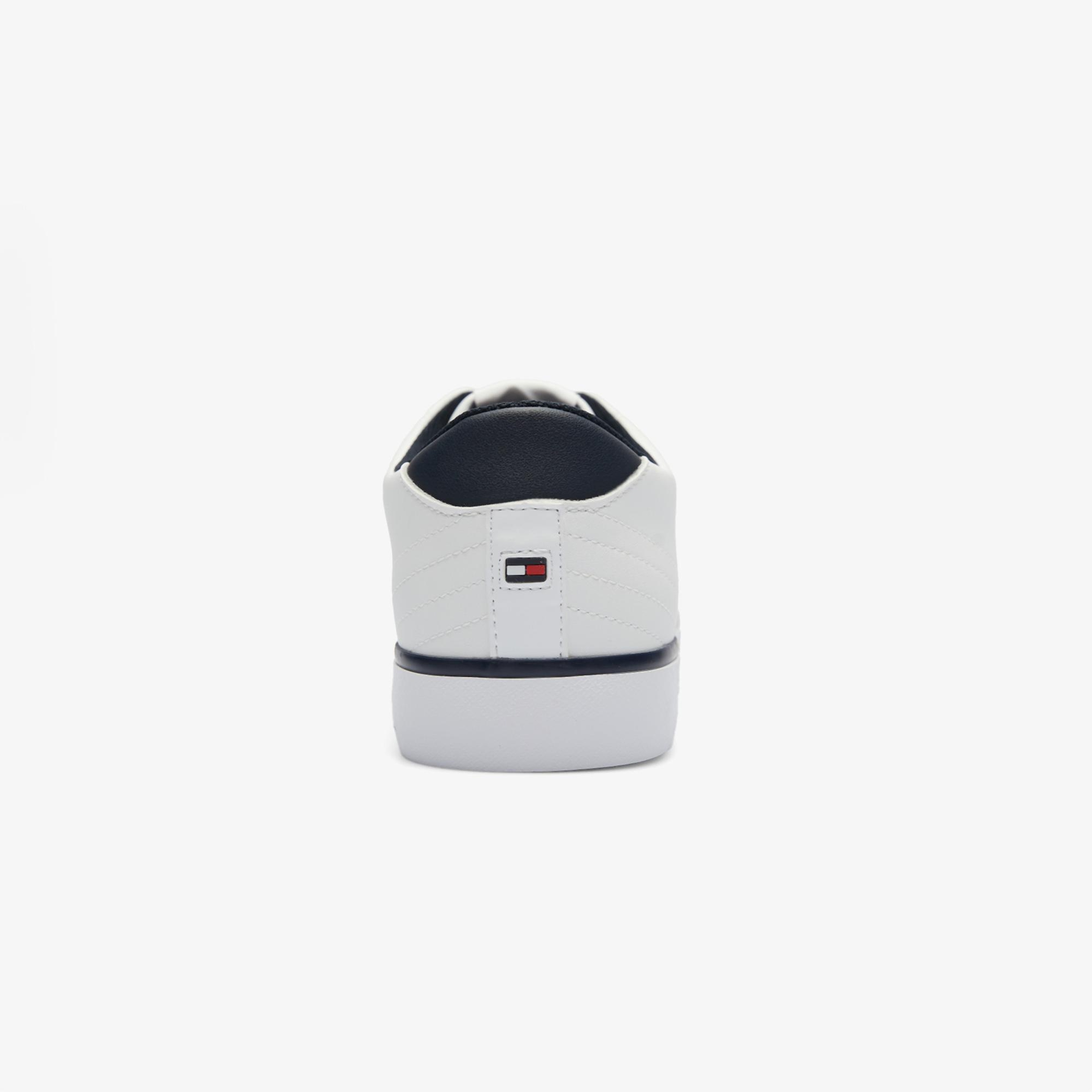 Tommy Hilfiger Vulcing Core Low Erkek Beyaz Sneaker