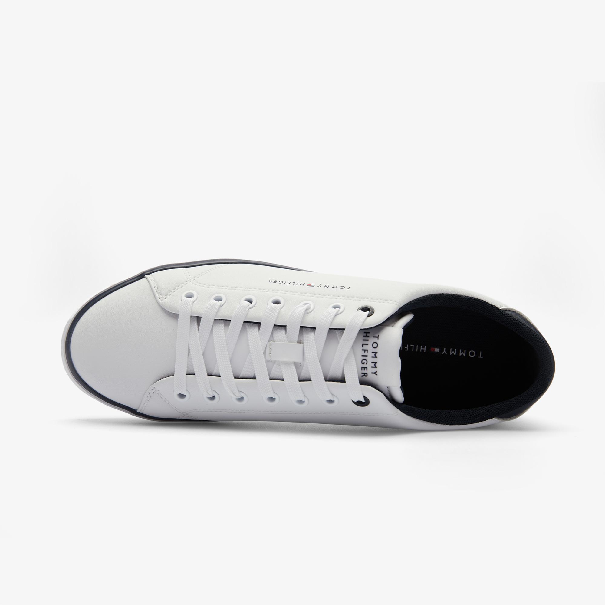Tommy Hilfiger Vulcing Core Low Erkek Beyaz Sneaker