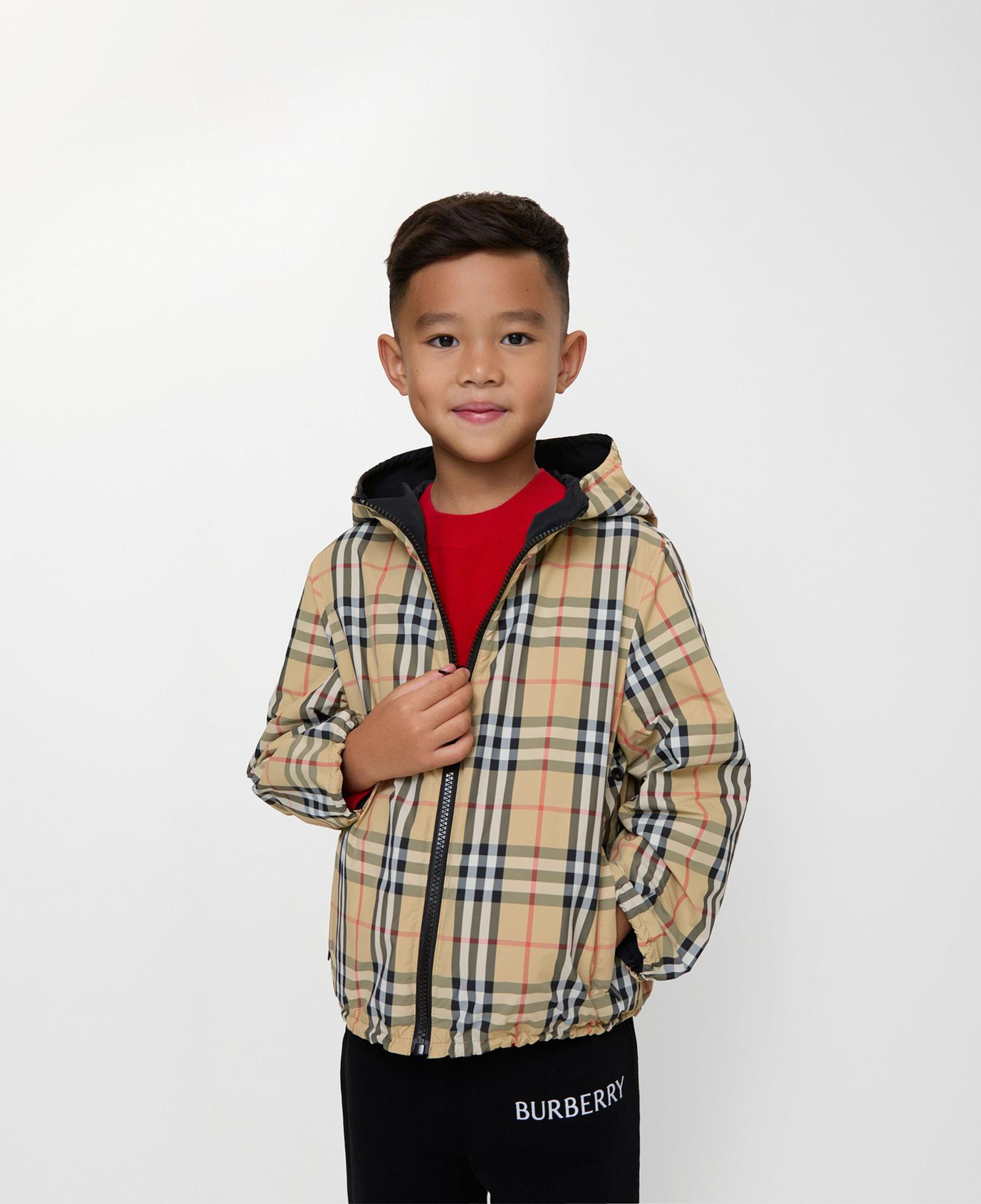 Burberry Reece Check Çocuk Bej Mont