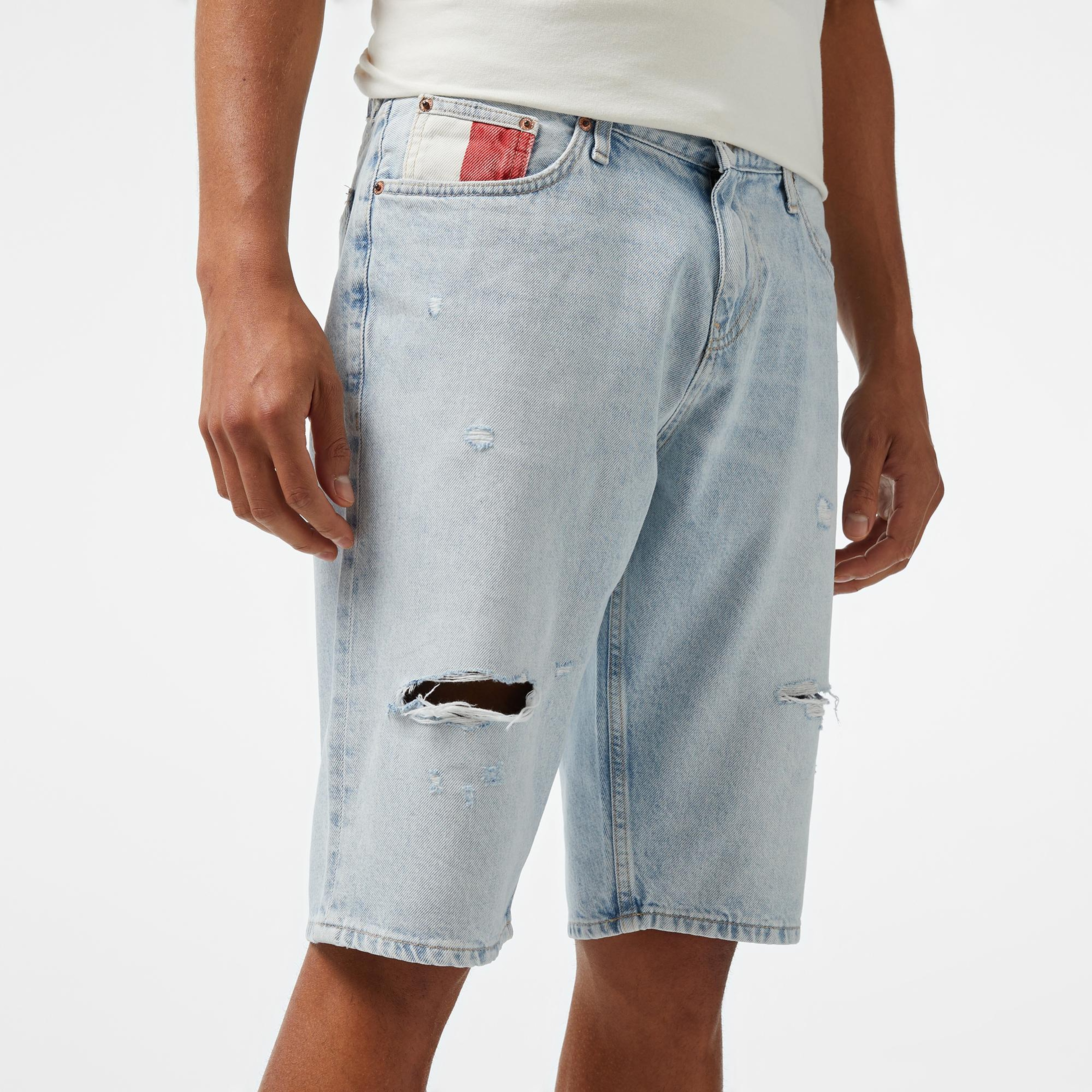 Tommy Jeans Ryan Archive Erkek Mavi Şort