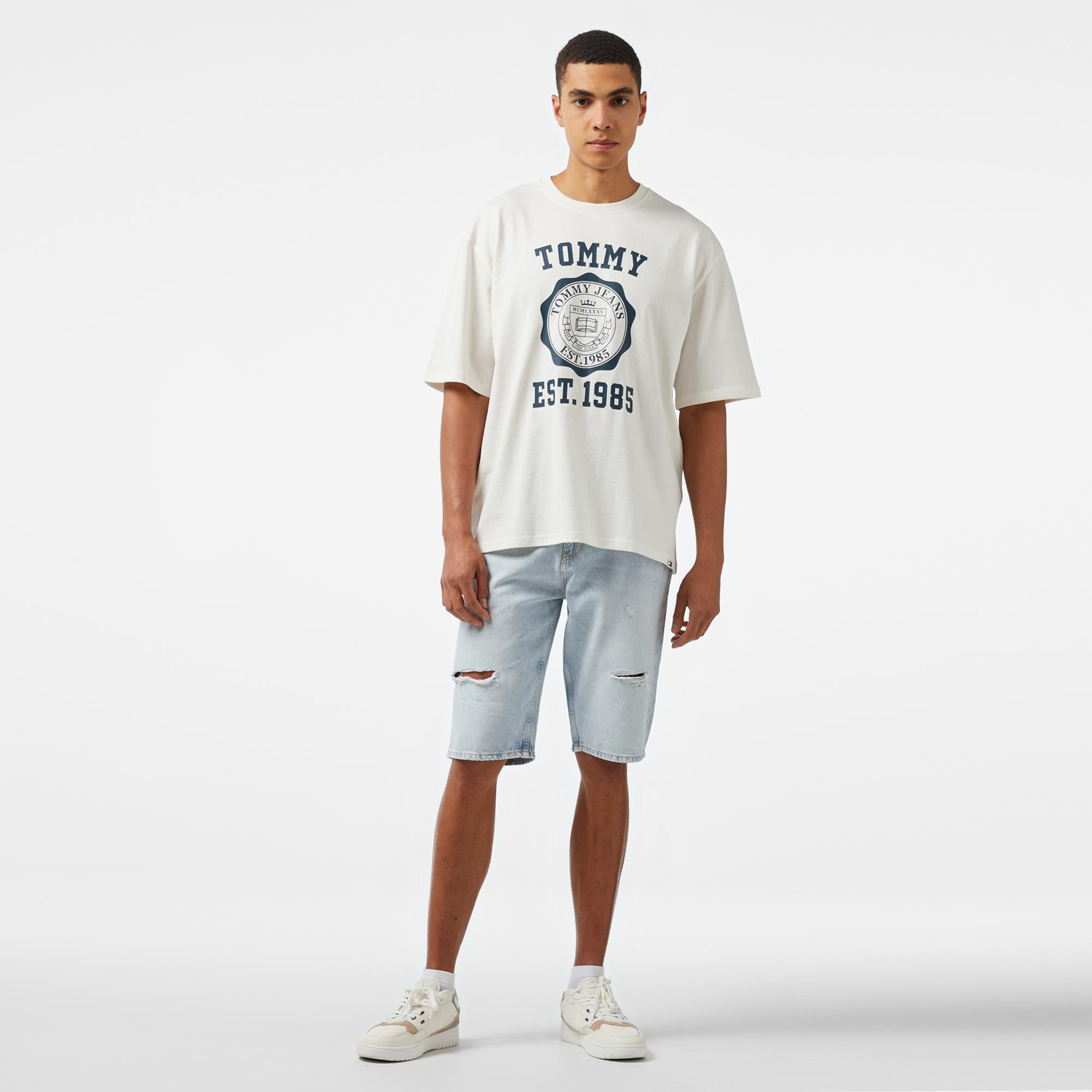 Tommy Jeans Ryan Archive Erkek Mavi Şort