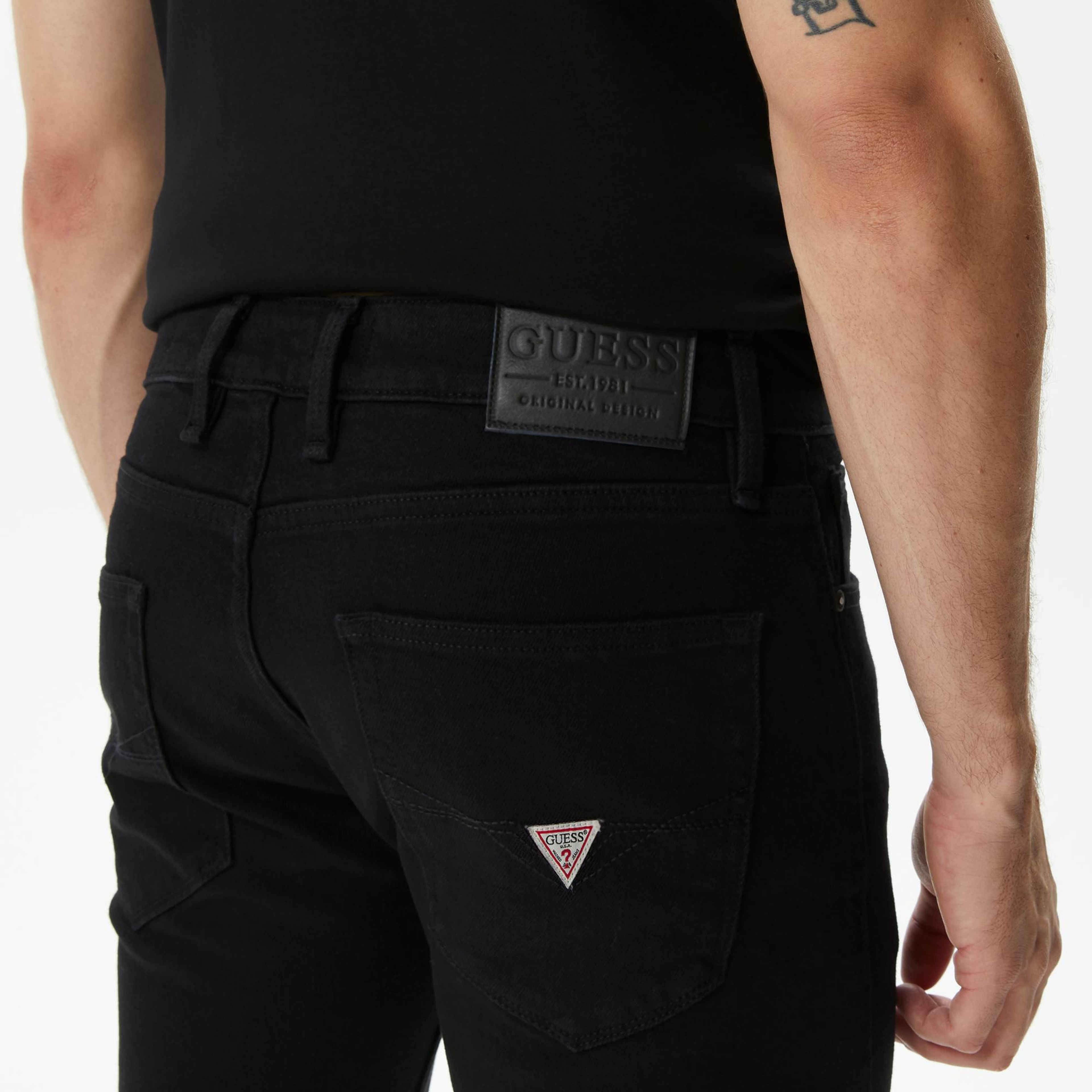 Guess Angel Eco NeCarry Str Black Erkek Siyah Jean