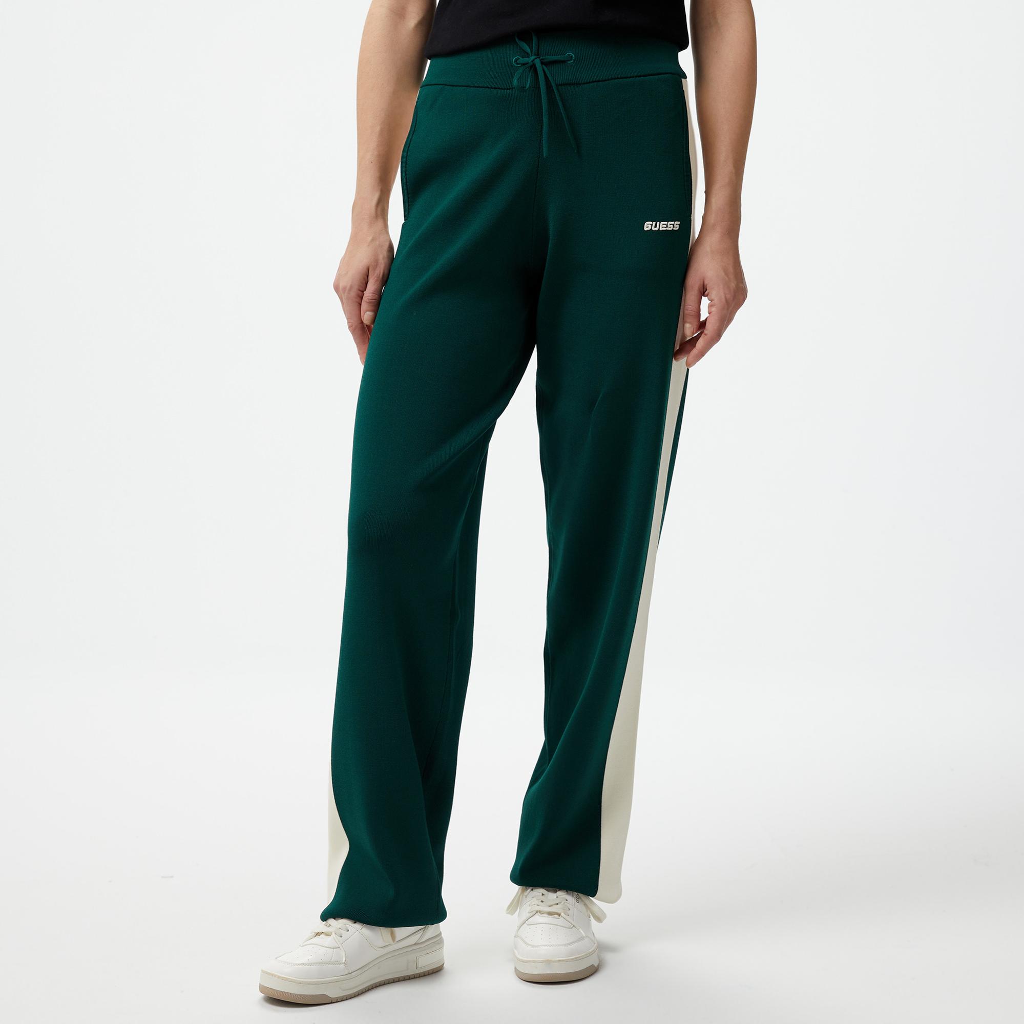 Guess Michela Stretch Tech Visce Kadın Mavi Eşofman Altı