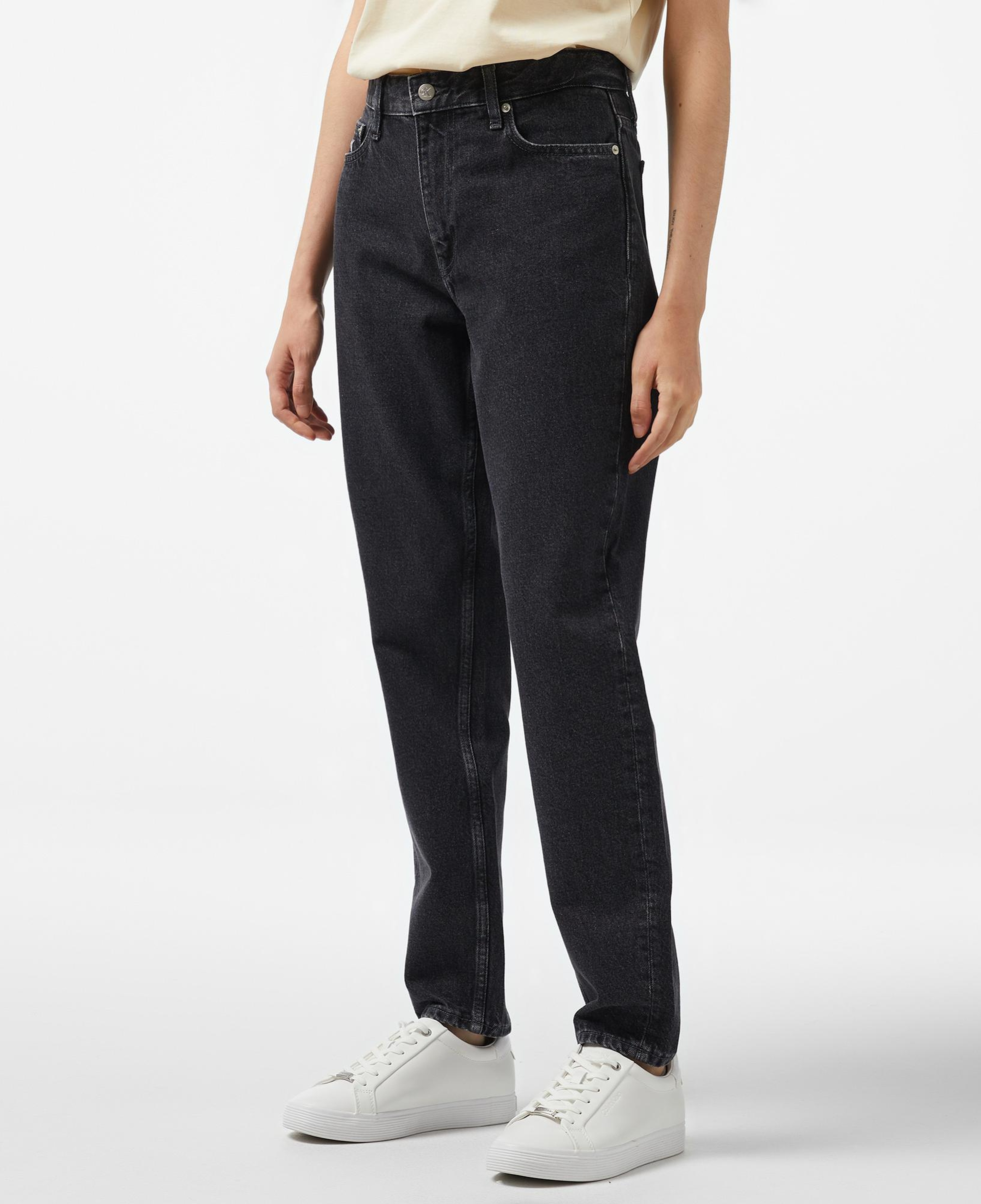 Calvin Klein Jeans Mom Jean Kadın Gri Jean