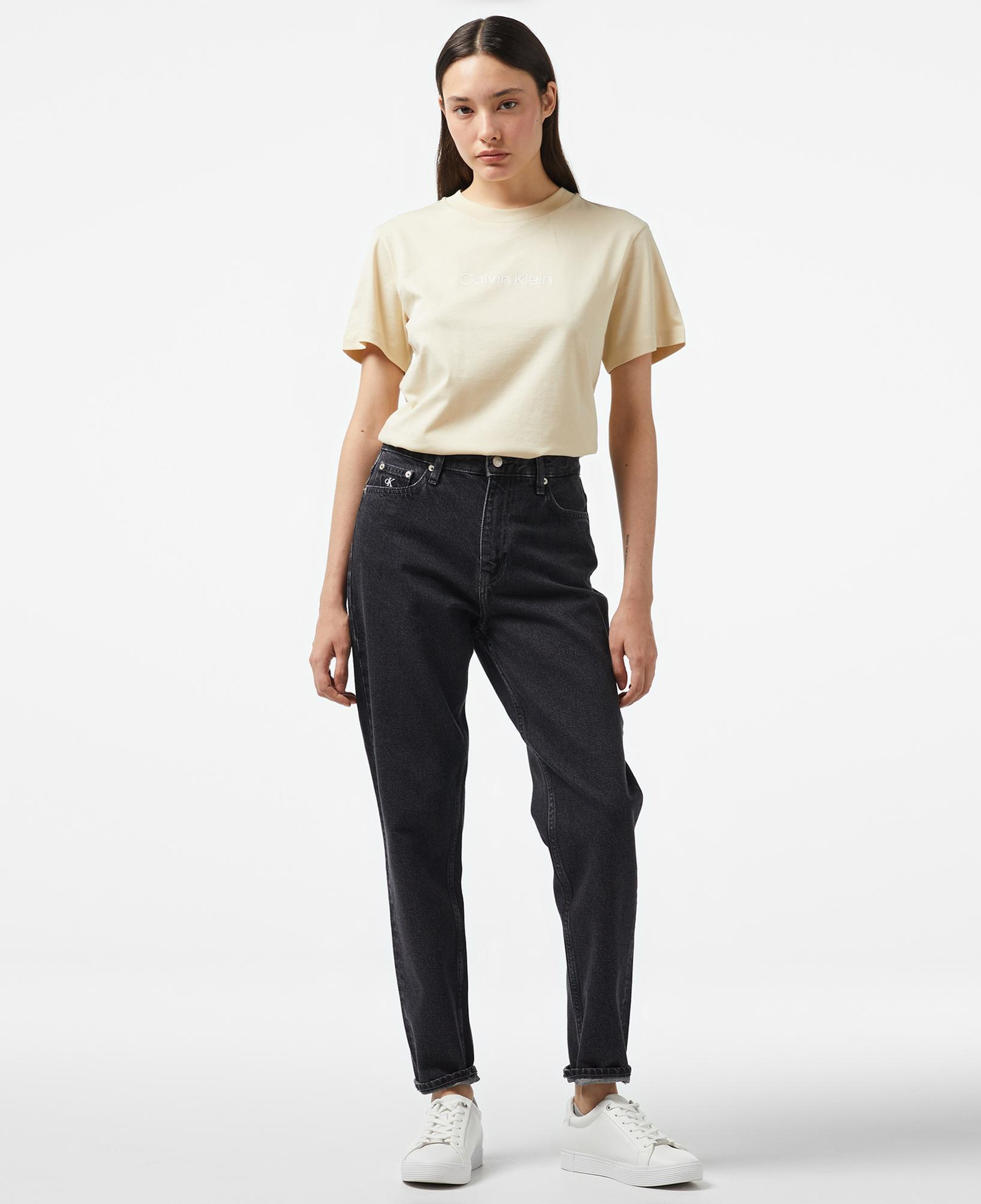 Calvin Klein Jeans Mom Jean Kadın Gri Jean