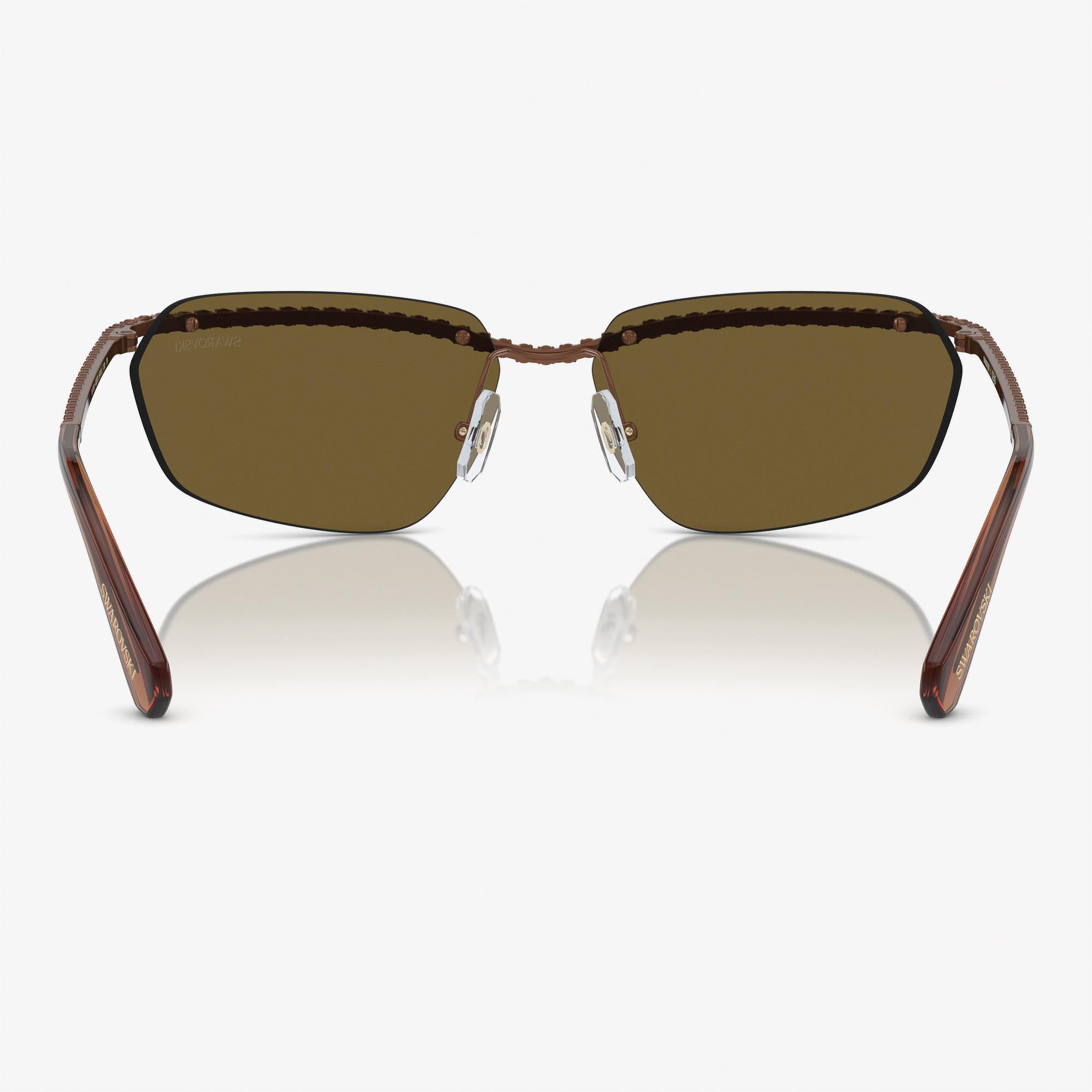 Swarovski 0SK7001 Metal Kadın Kahverengi Güneş Gözlüğü