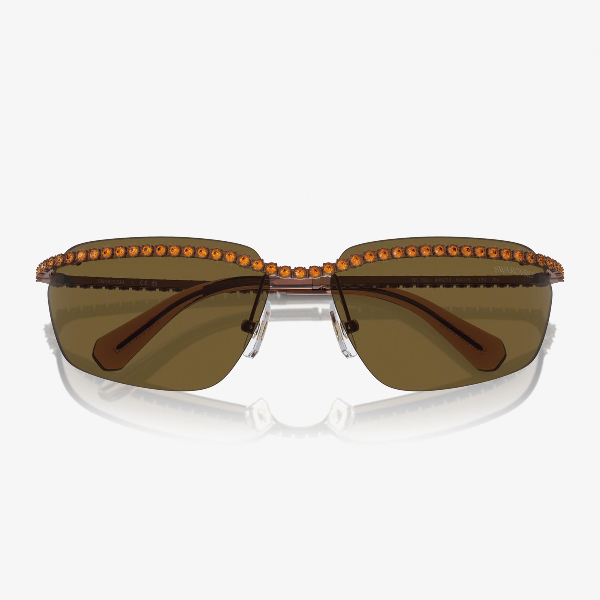 Swarovski 0SK7001 Metal Kadın Kahverengi Güneş Gözlüğü