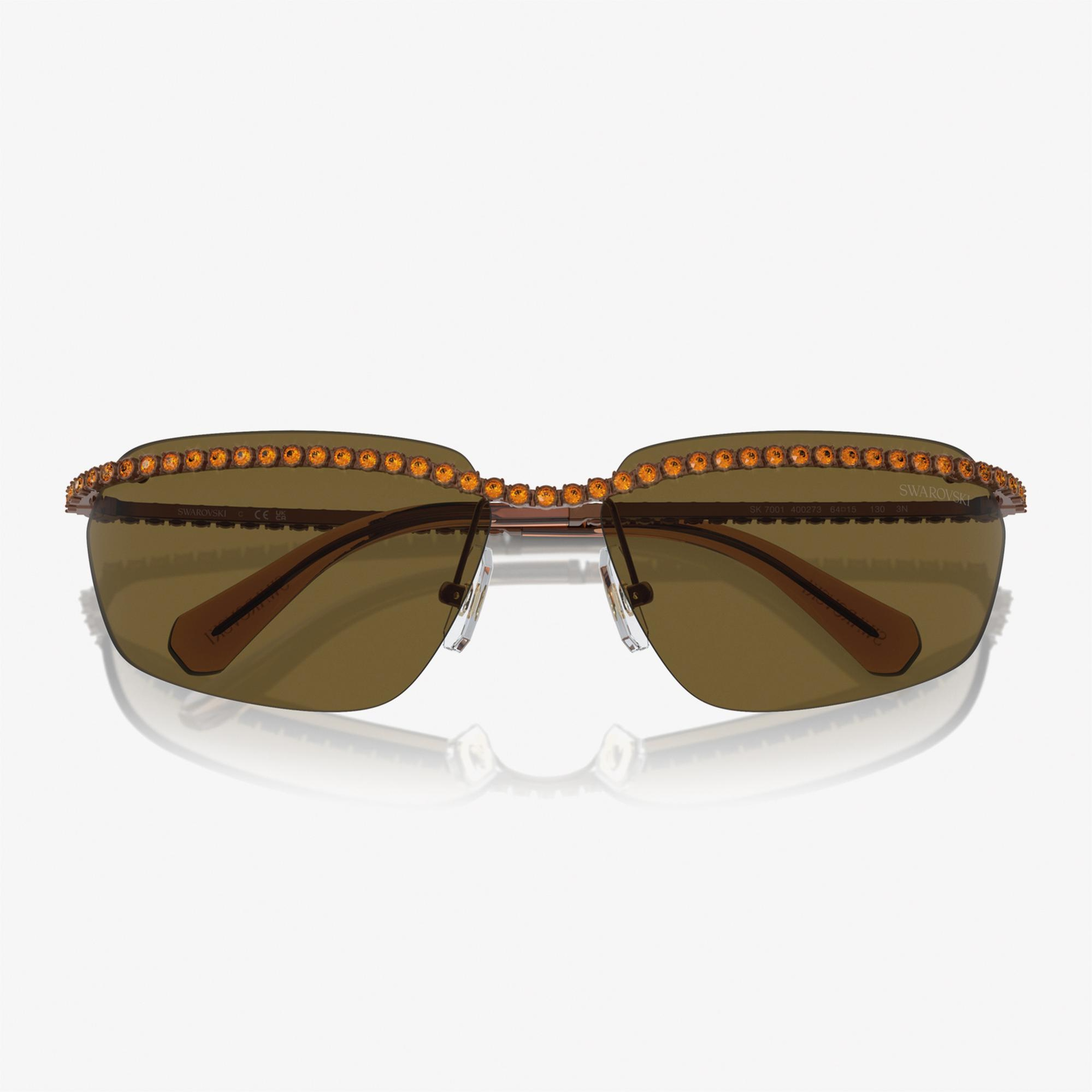 Swarovski 0SK7001 Metal Kadın Kahverengi Güneş Gözlüğü