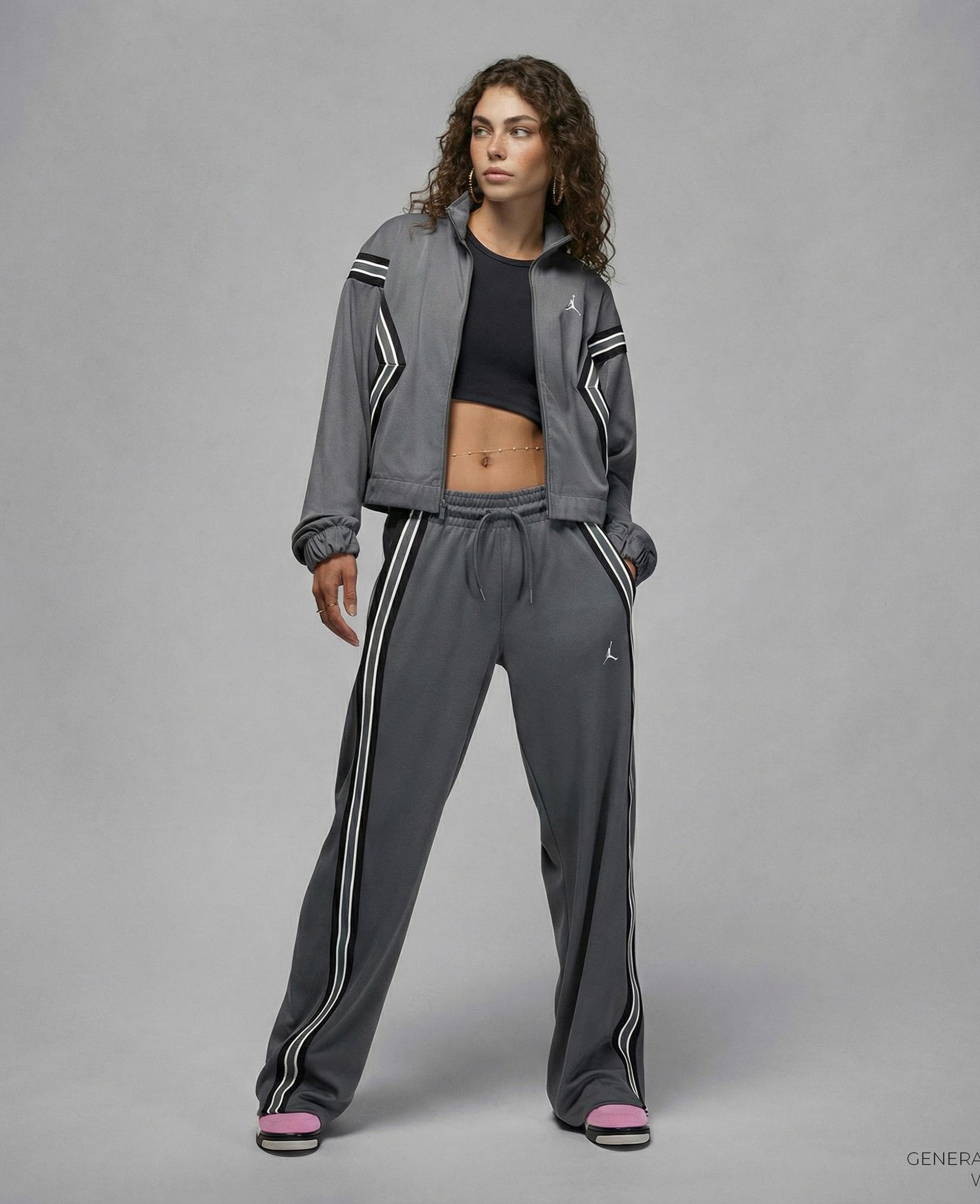 Jordan Brooklyn Kadın Gri Eşofman Altı