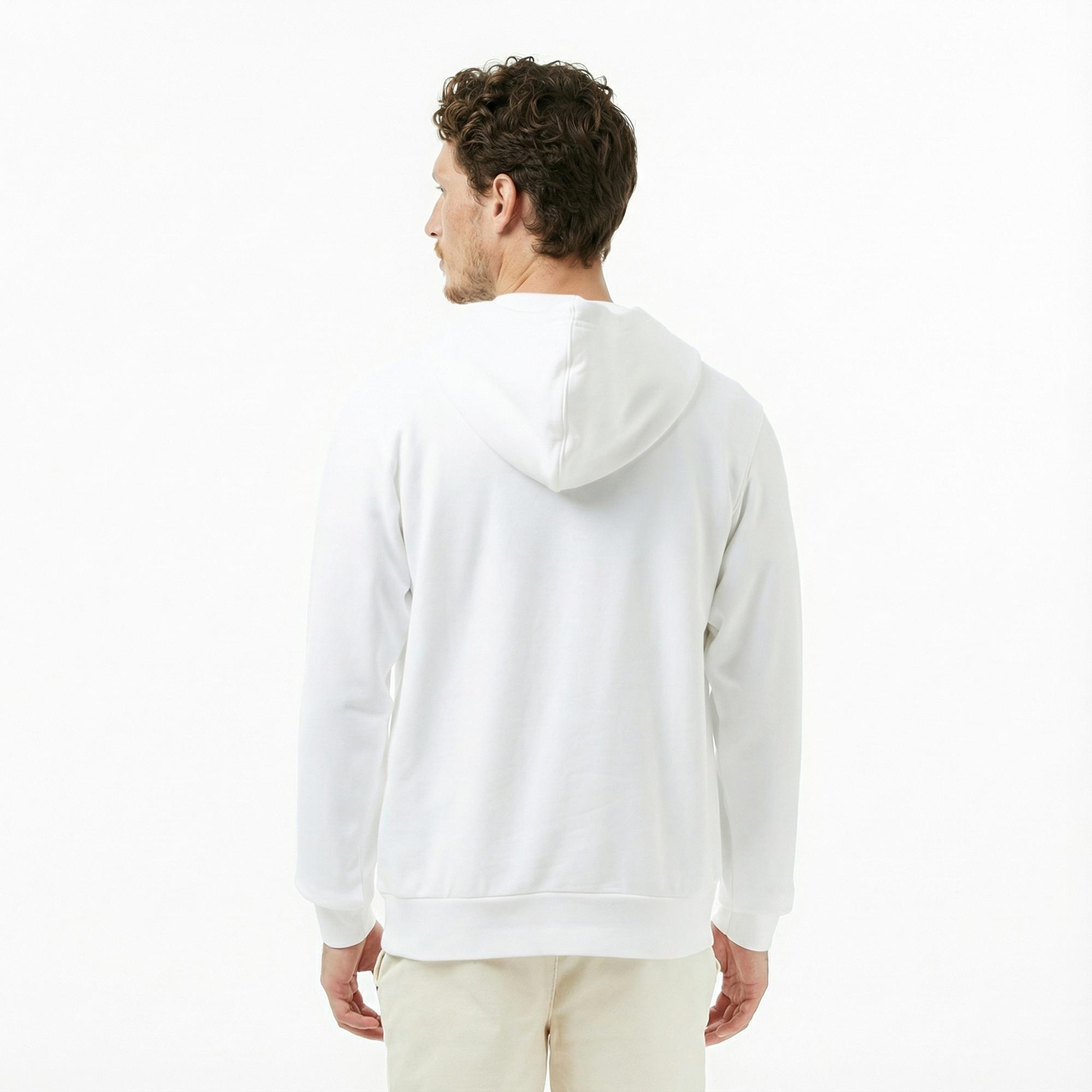 Helly Hansen Logo 3.0 Erkek Beyaz Sweatshirt