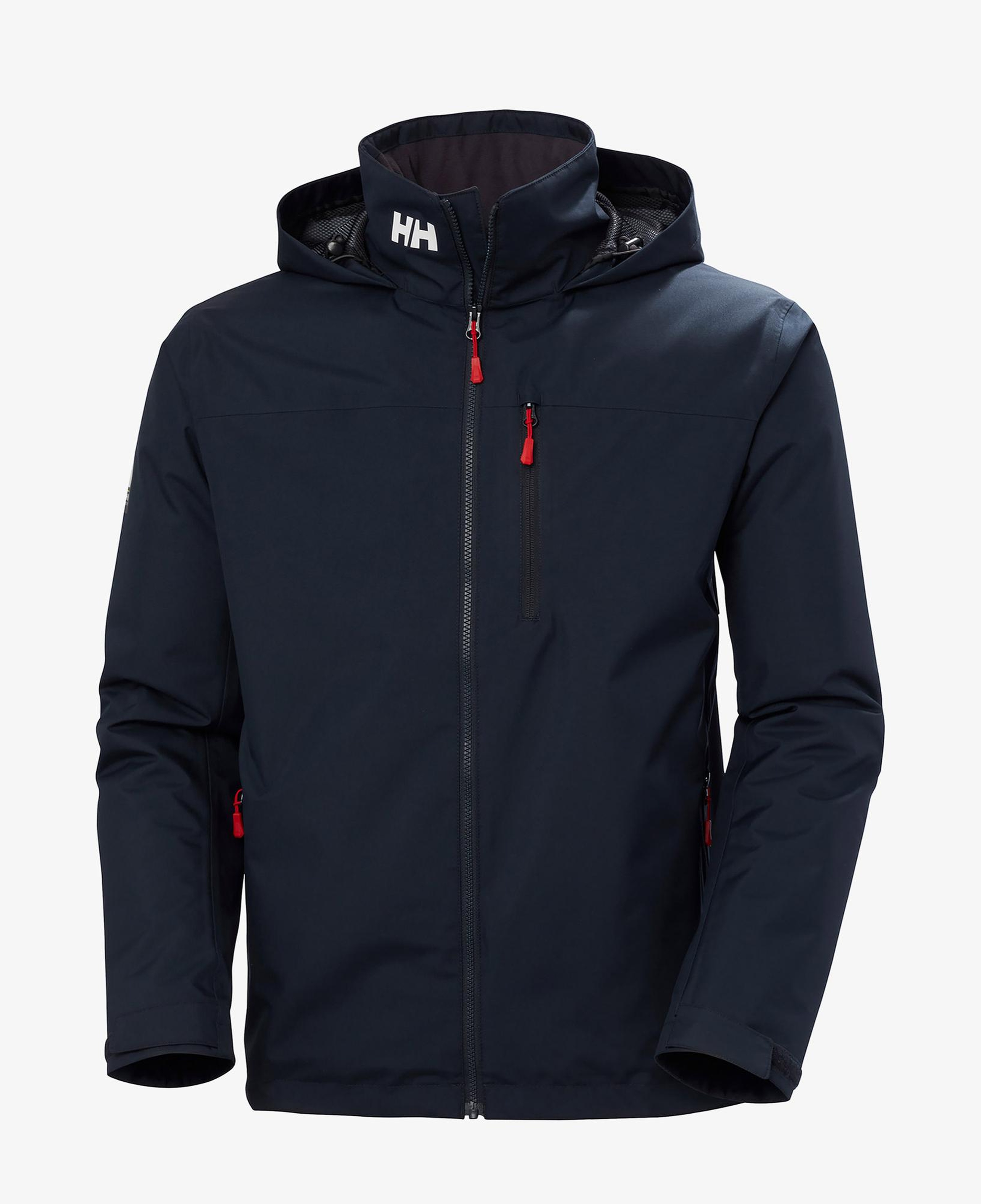 Helly Hansen Crew Hooded Midlayer 2 Erkek Lacivert Mont