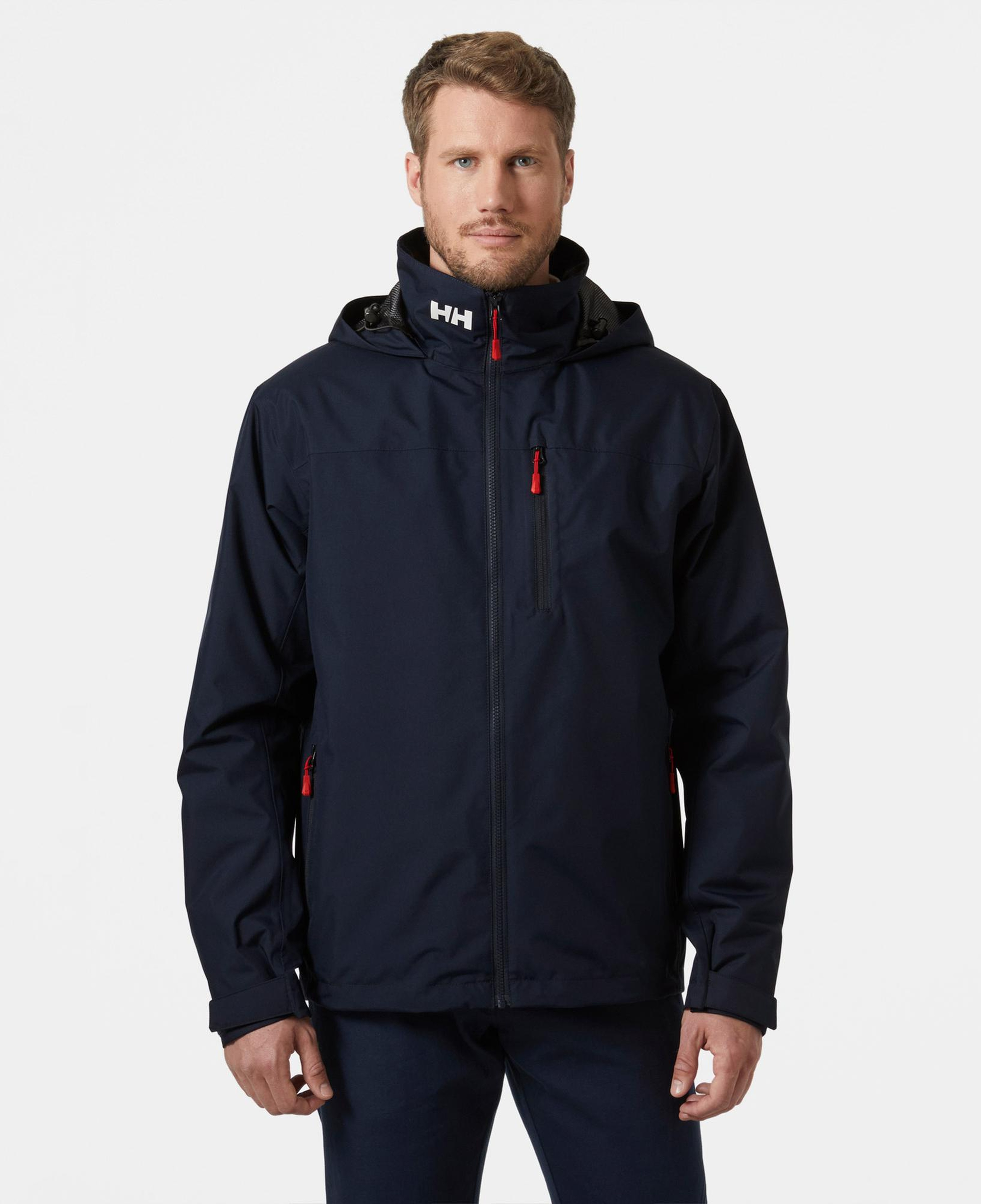 Helly Hansen Crew Hooded Midlayer 2 Erkek Lacivert Mont
