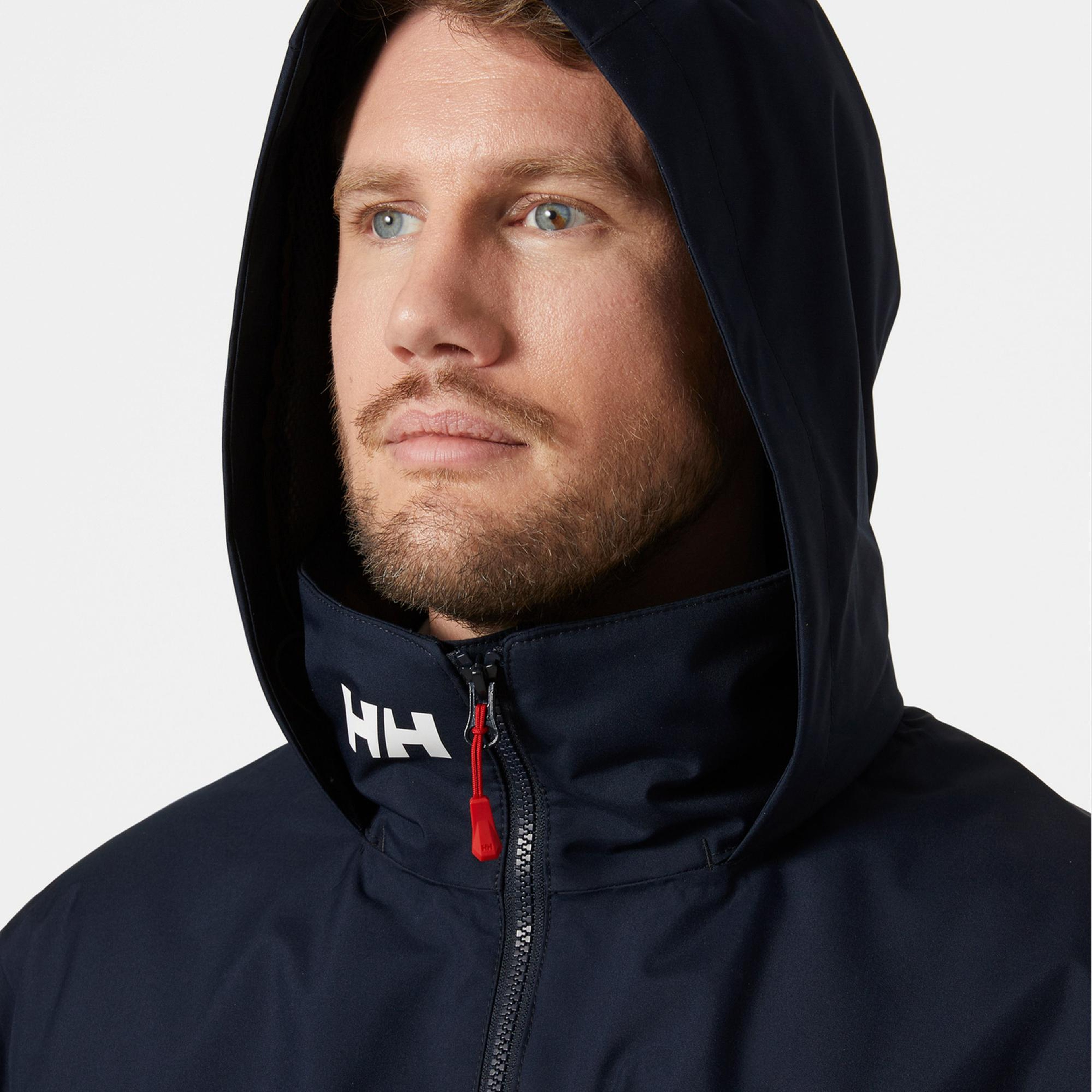 Helly Hansen Crew Hooded Midlayer 2 Erkek Lacivert Mont