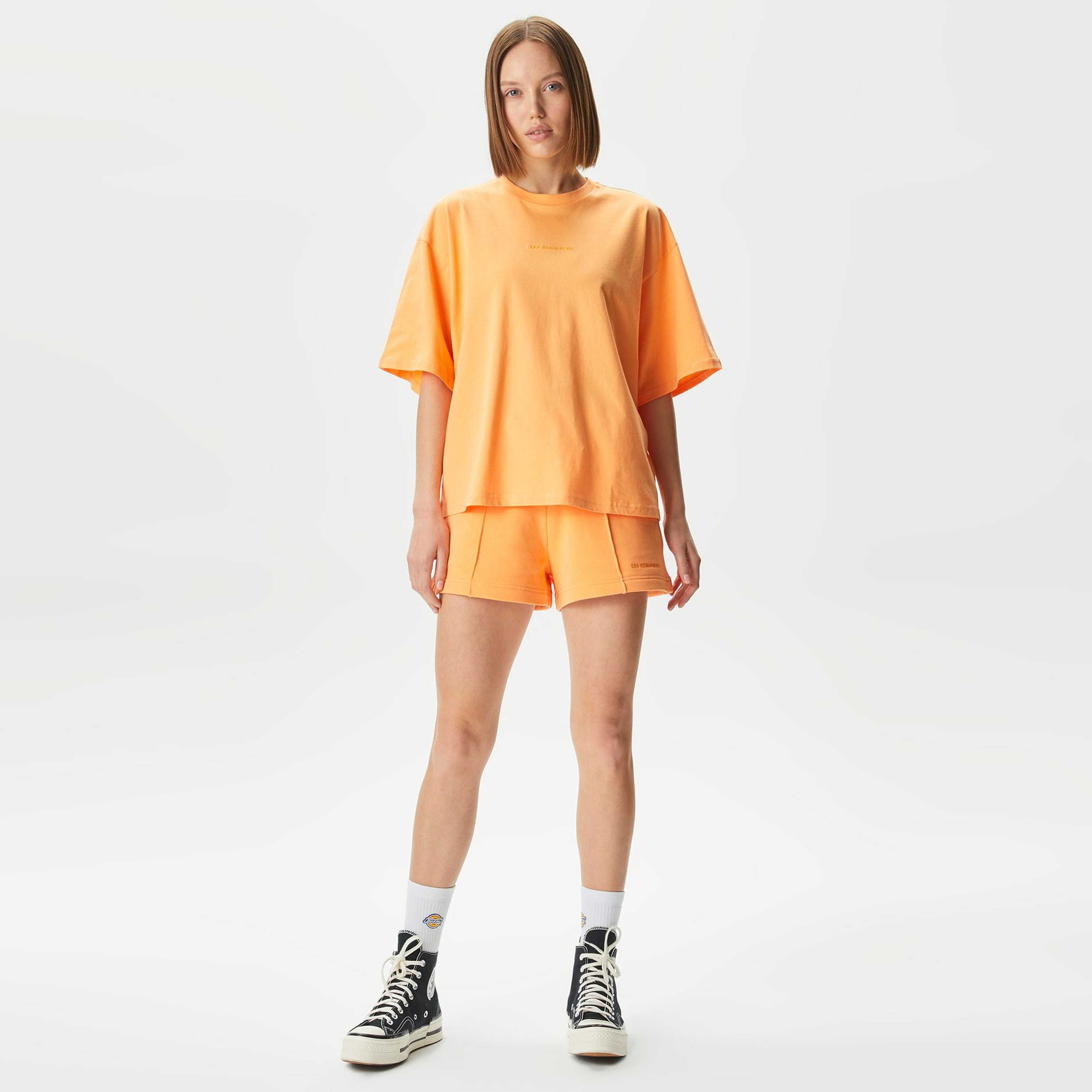 Les Benjamins  302 Kadın Turuncu Şort