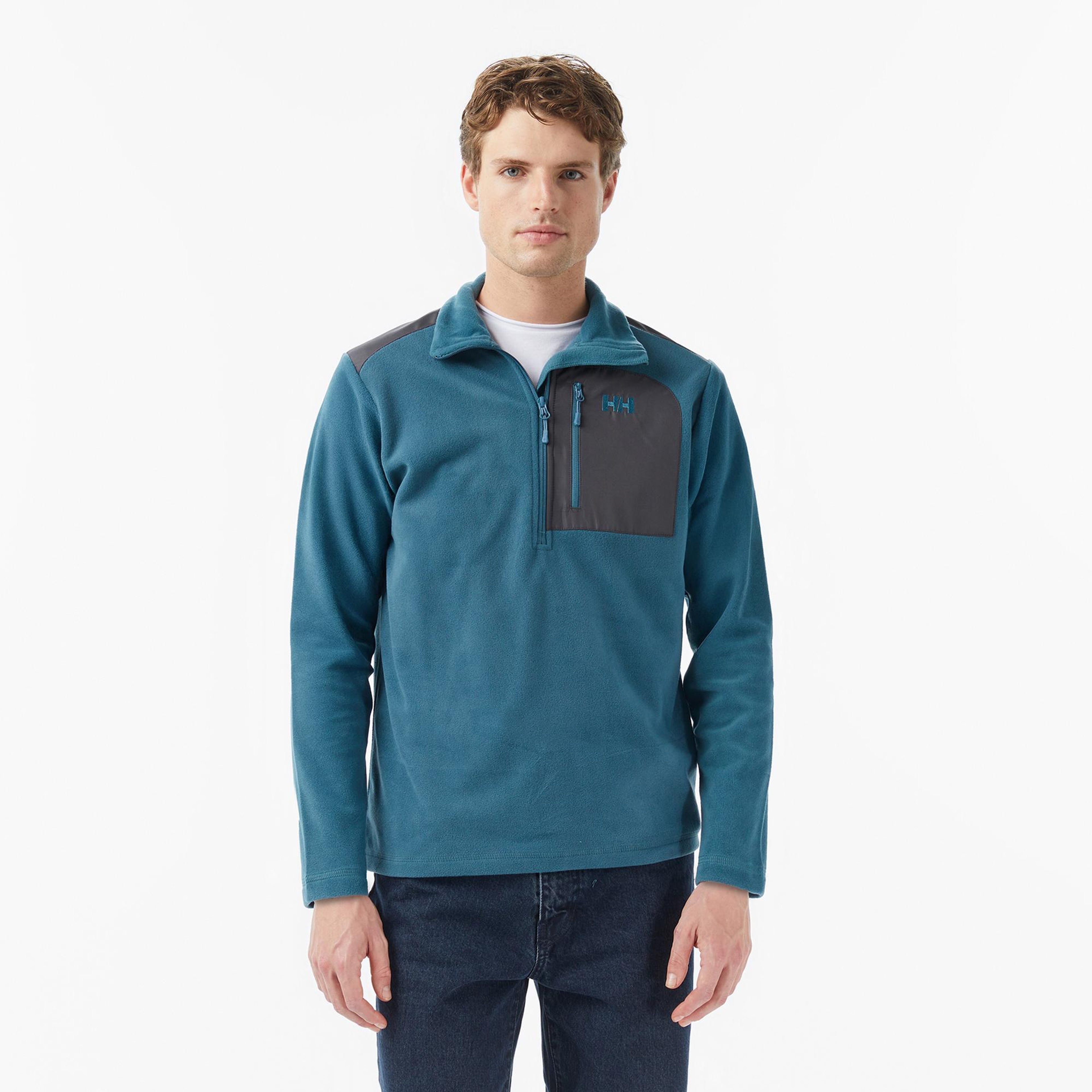 Helly Hansen Block Halfzip Polar Erkek Yeşil Sweatshirt
