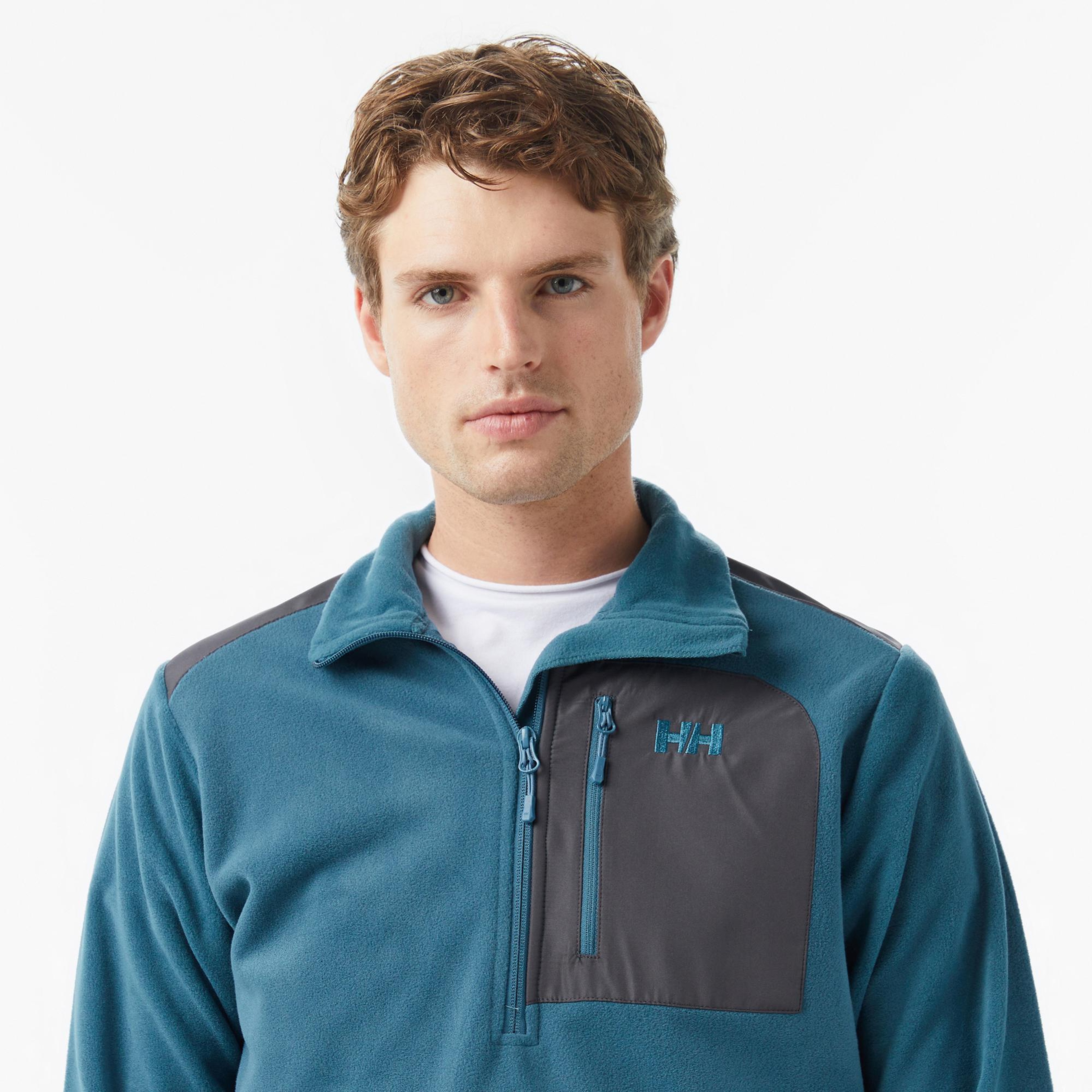 Helly Hansen Block Halfzip Polar Erkek Yeşil Sweatshirt