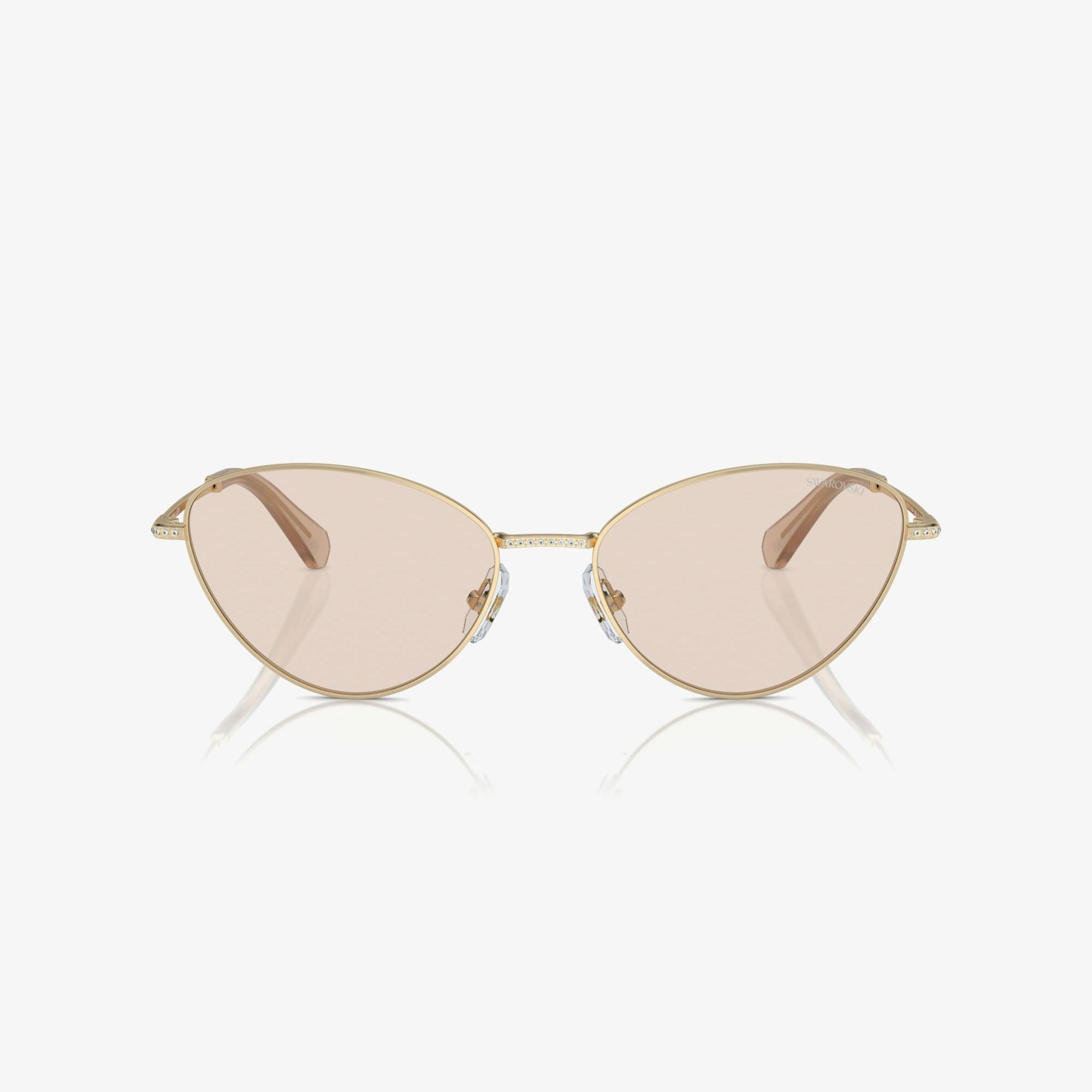 Swarovski Sk714 Kadın Altın Rengi Güneş Gözlüğü