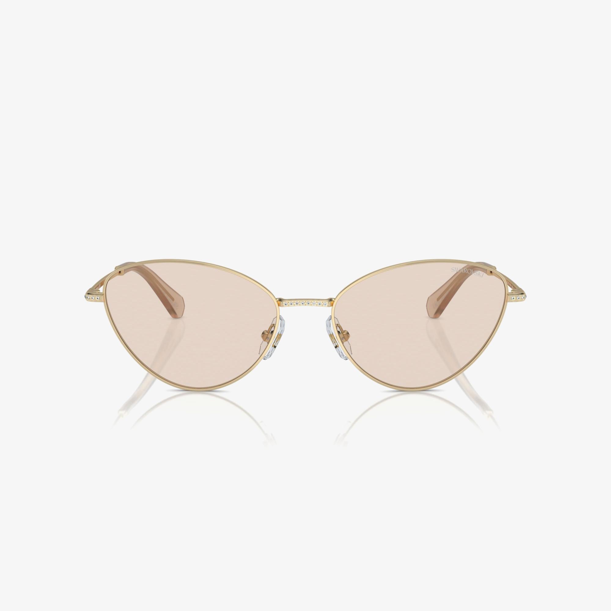 Swarovski Sk714 Kadın Altın Rengi Güneş Gözlüğü