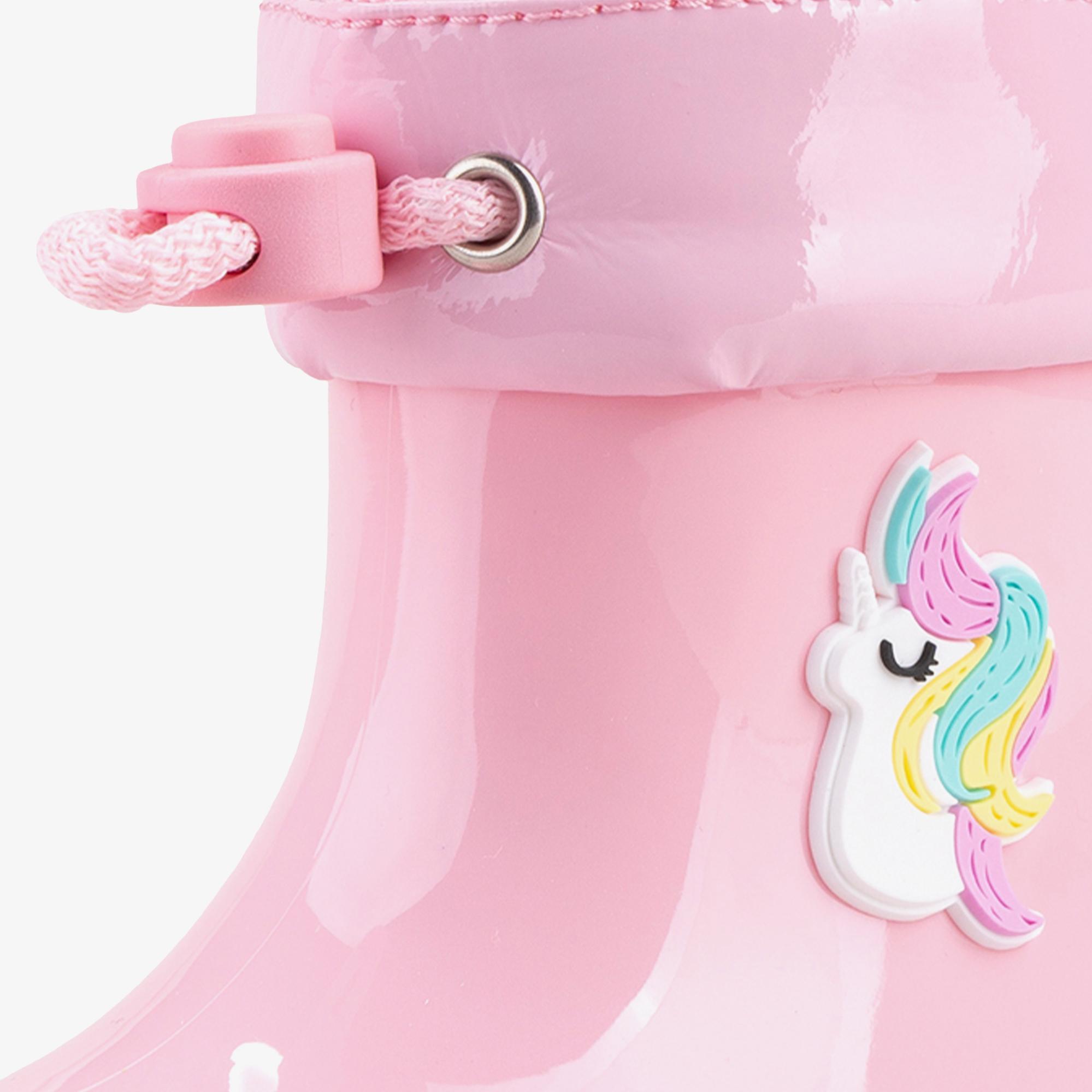 Igor W10253 Bimbi Unicornio Çocuk Pembe Yağmur Çizmesi