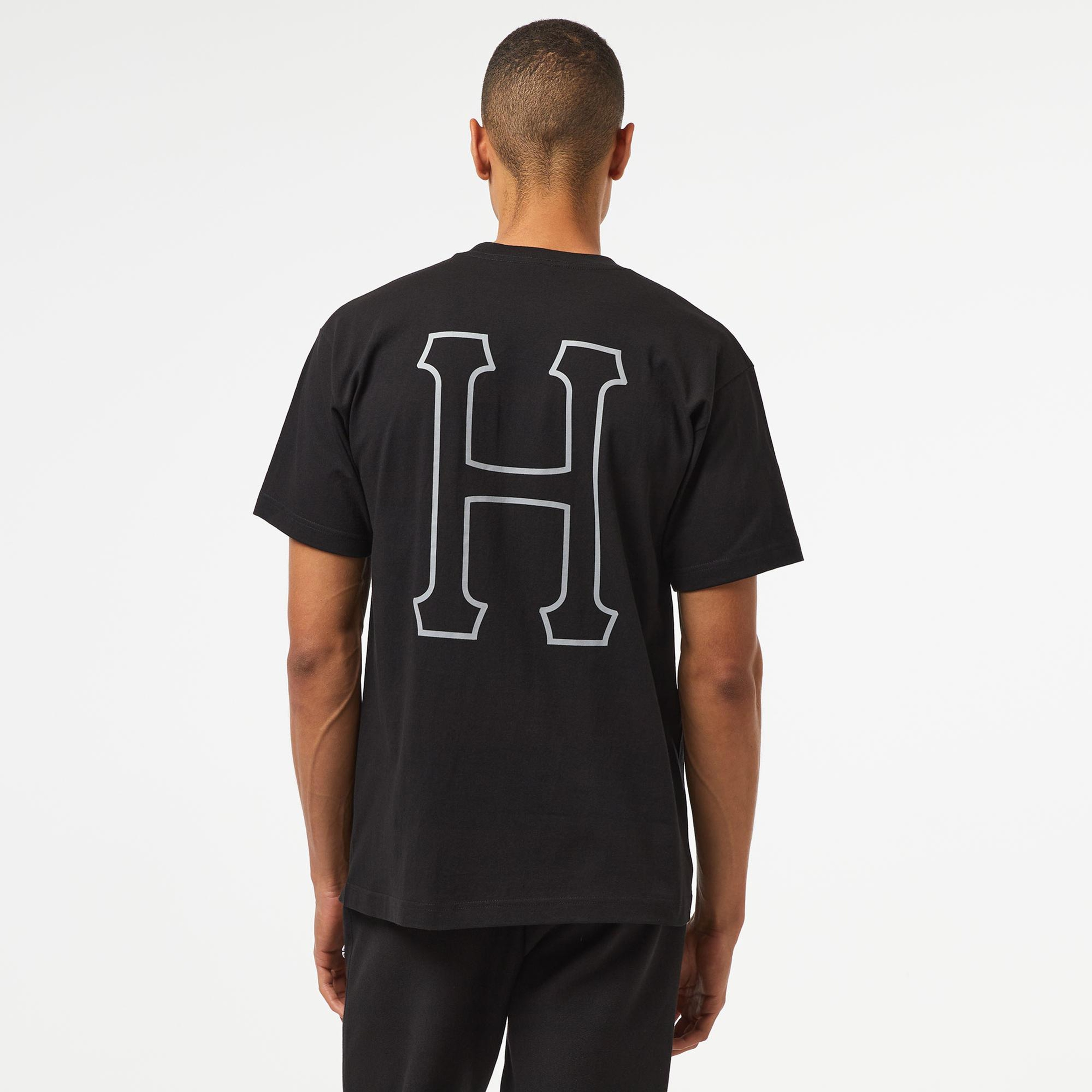 HUF Huf Set H S/S Erkek Siyah T-Shirt