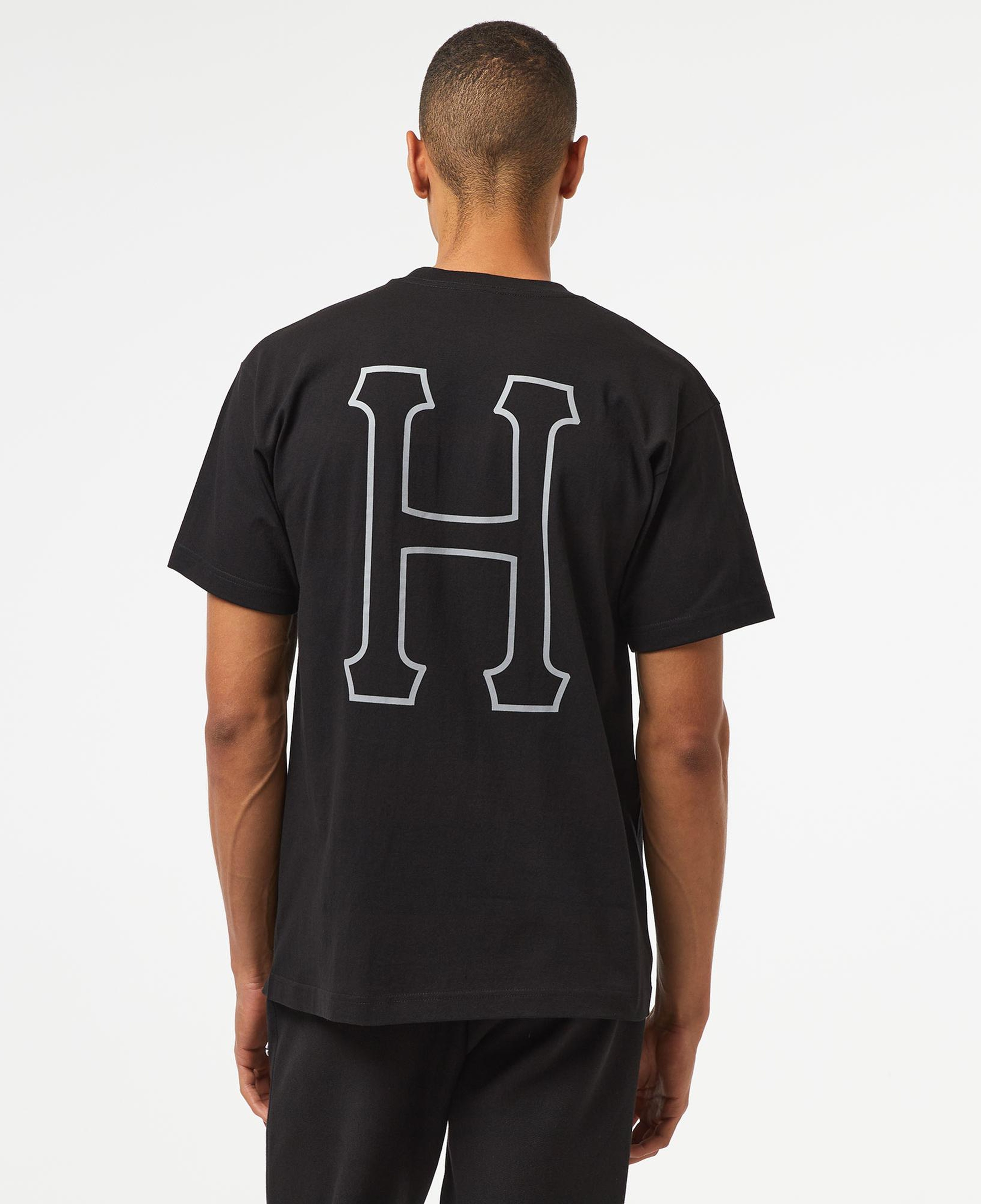 HUF Huf Set H S/S Erkek Siyah T-Shirt