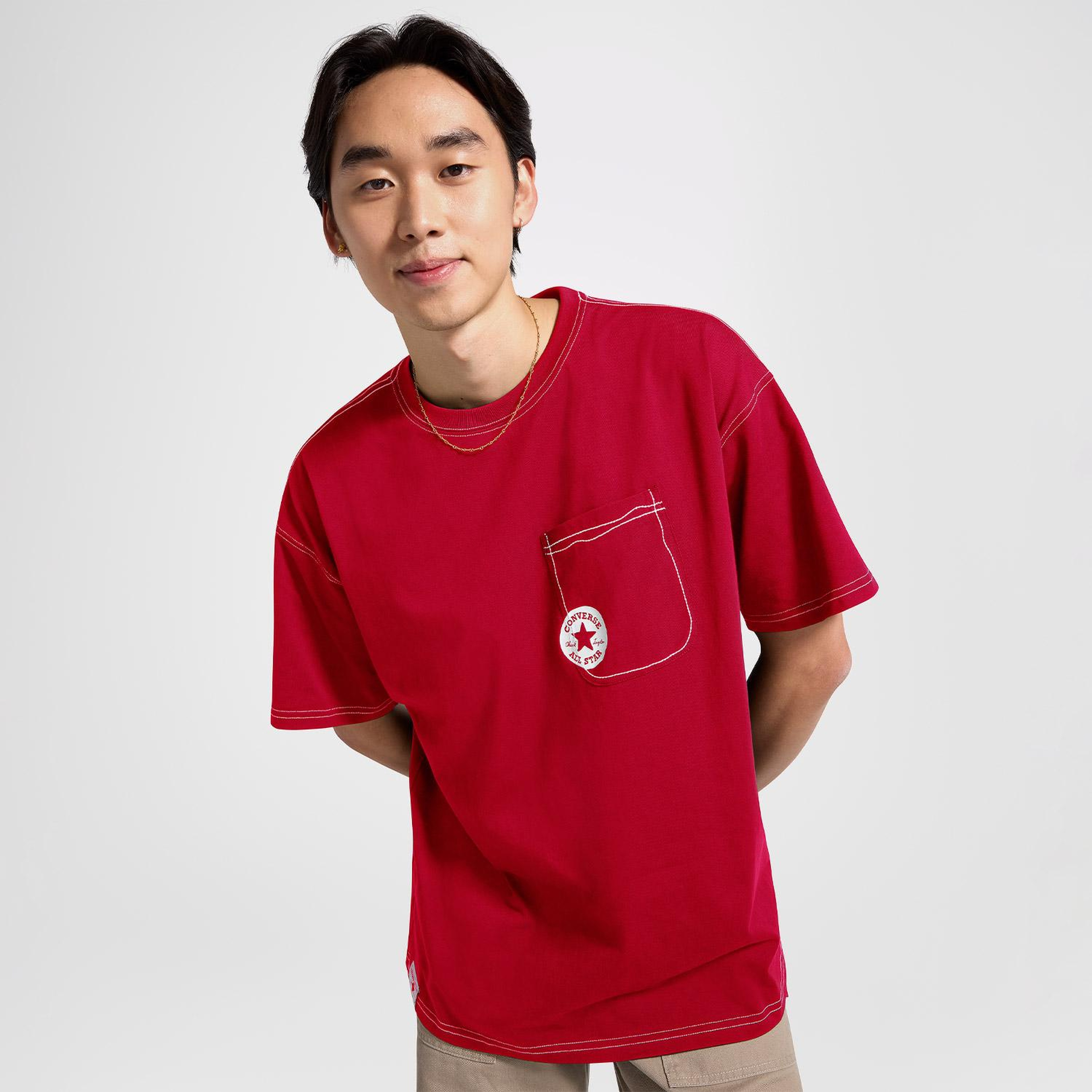 Converse Erkek Kırmızı T-Shirt