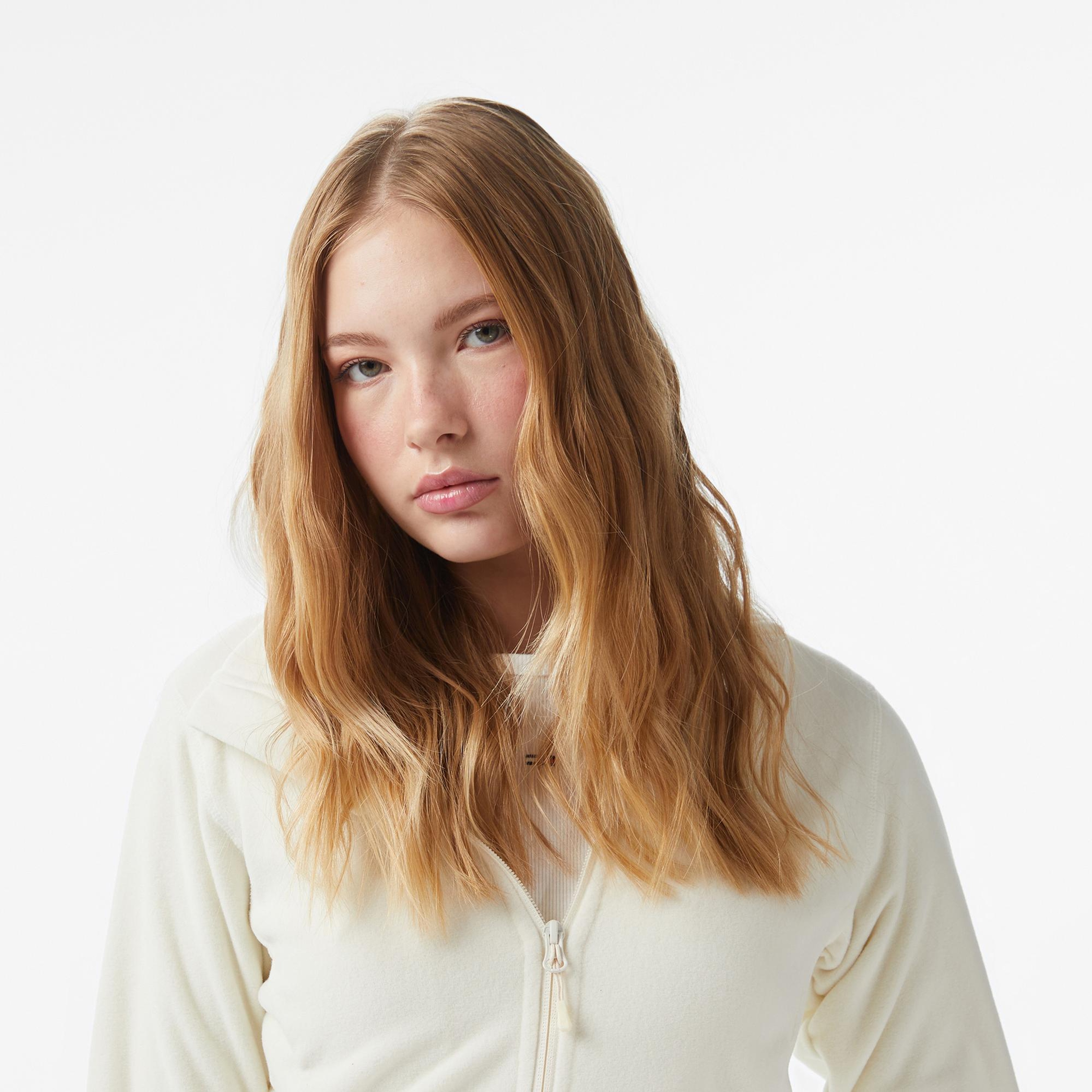 Helly Hansen Fullzip Polar Kadın Beyaz Ceket