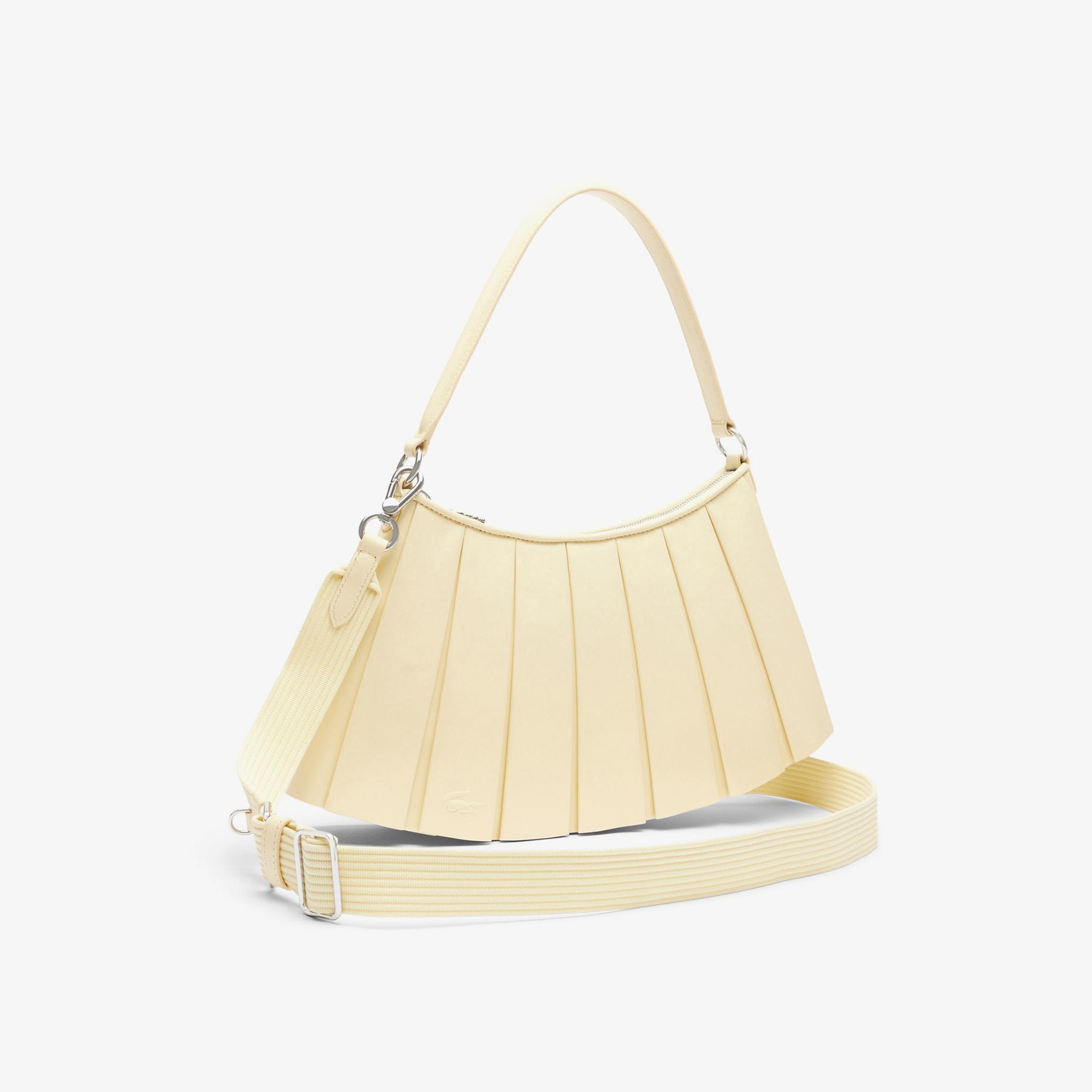 Lacoste Medium Lenglen Kadın Sarı Omuz Çantası