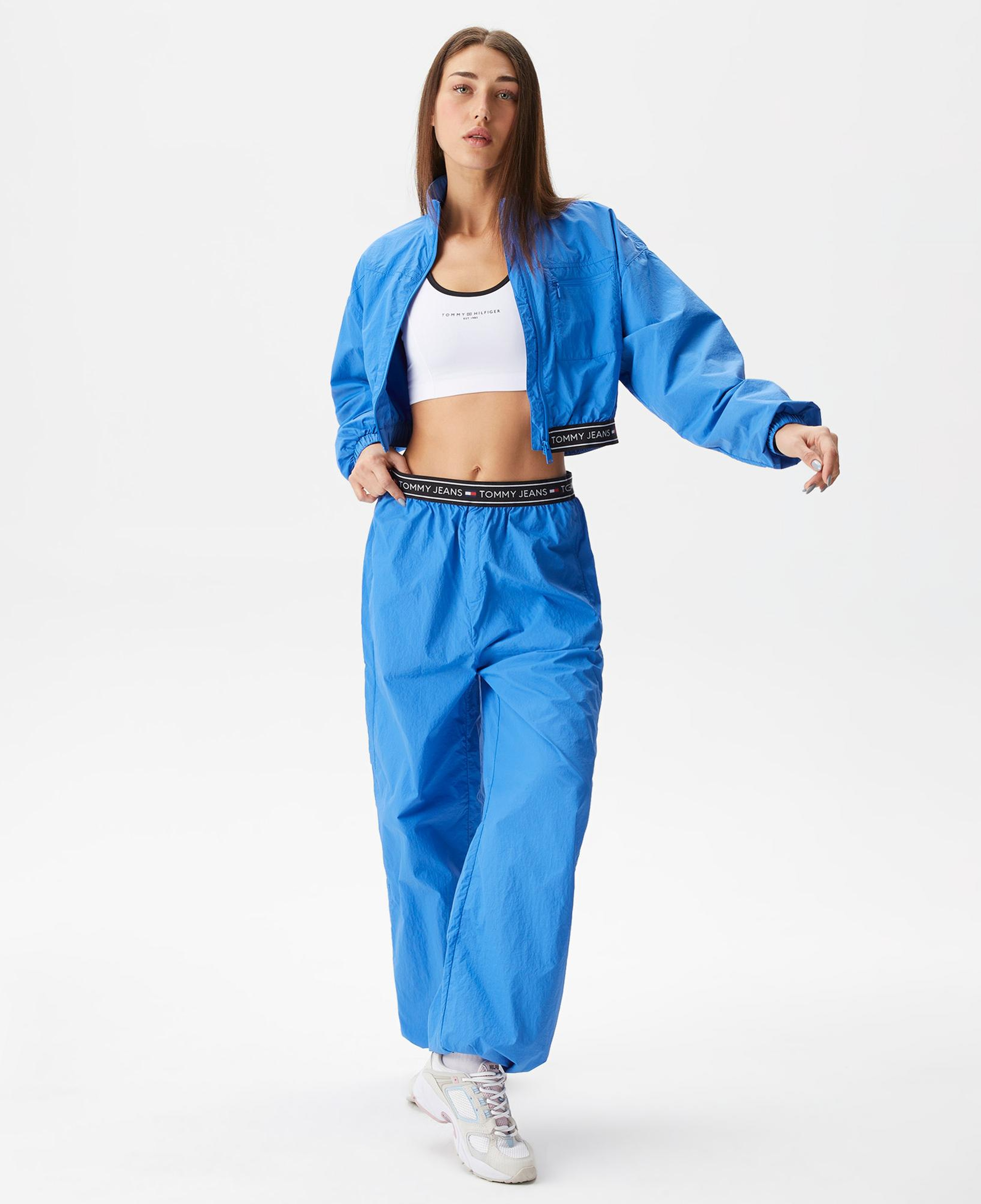 Tommy Jeans Taping Kadın Mavi Rüzgarlık
