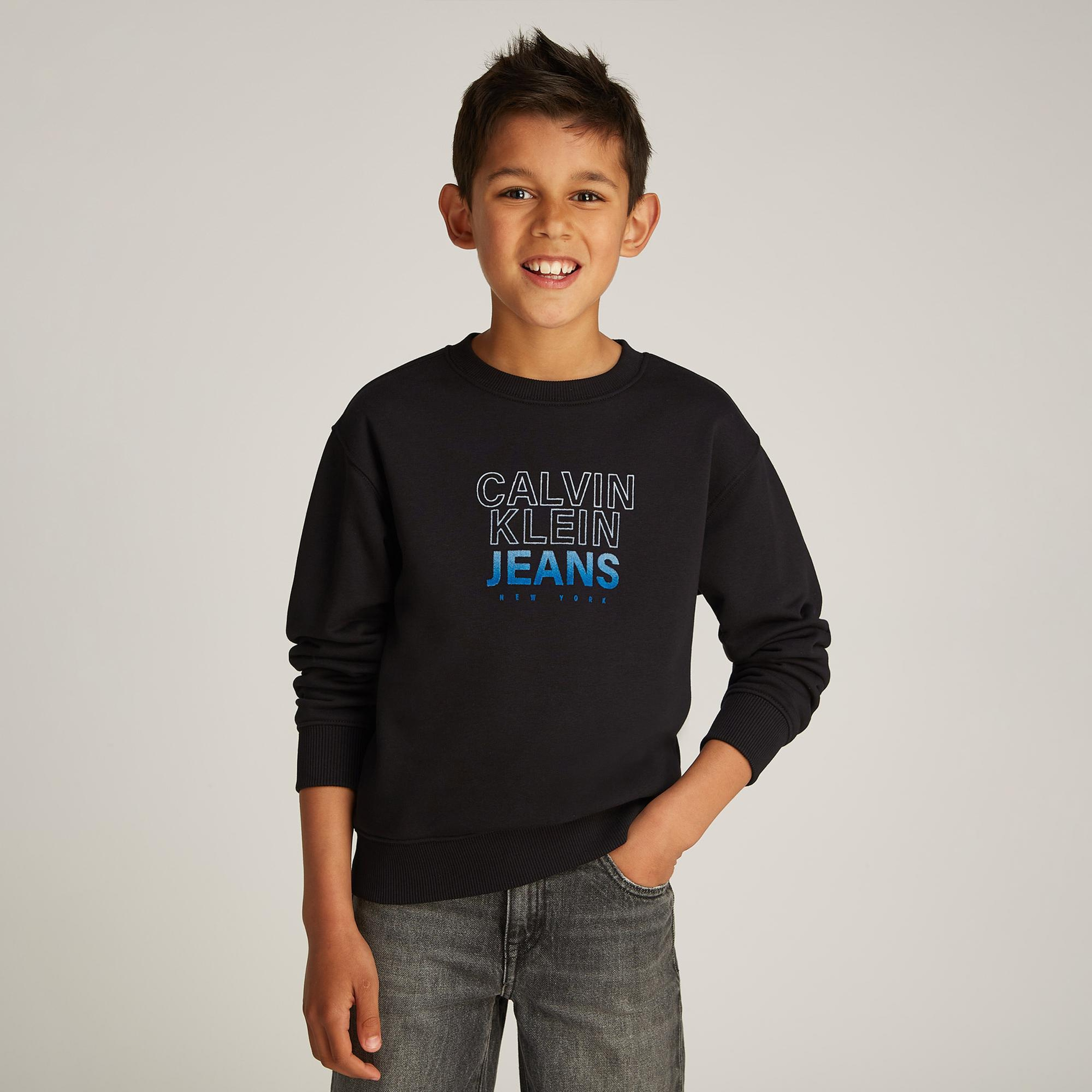 Calvin Klein Çocuk Siyah Sweatshirt