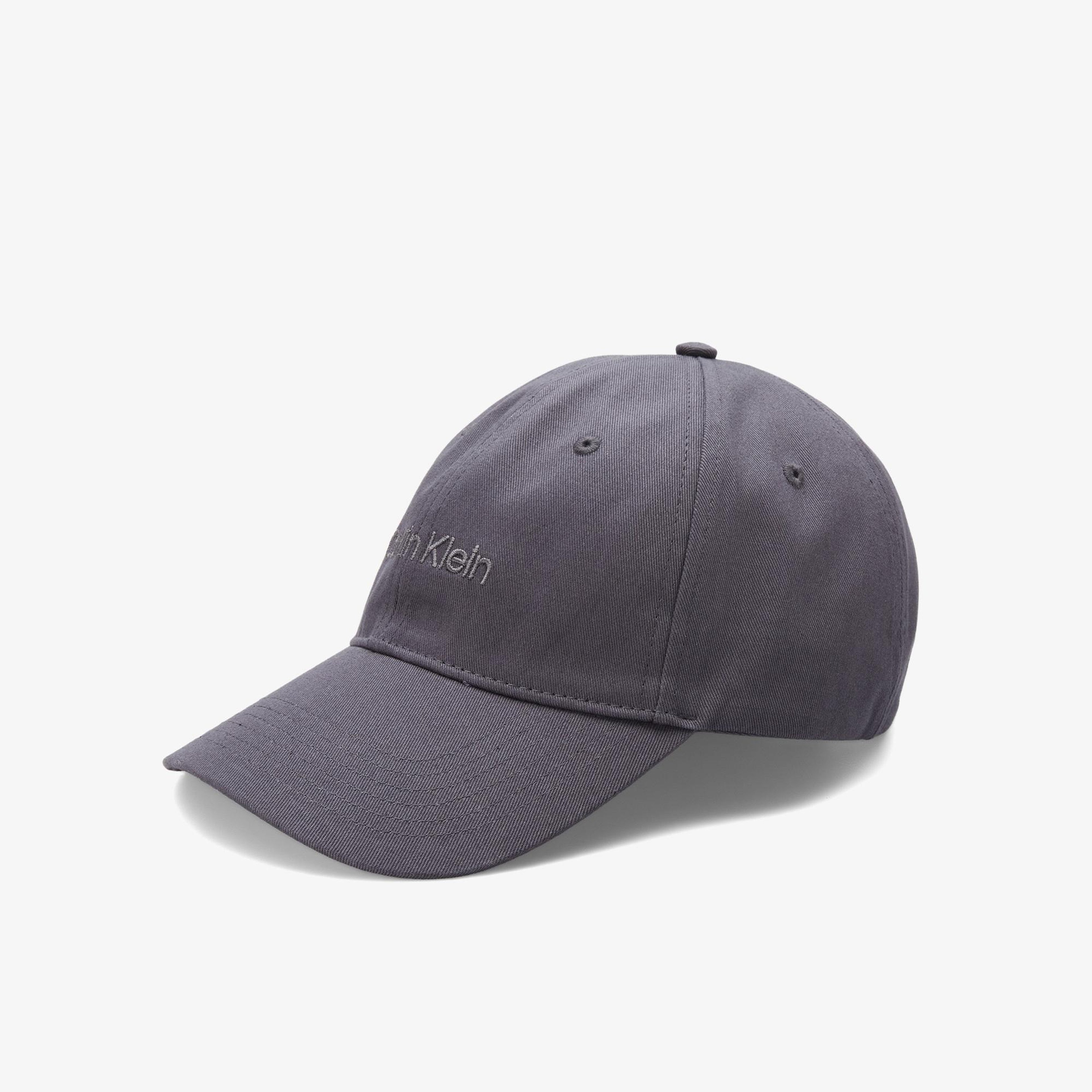 Calvin Klein Logo Embroidery Baseball Erkek Gri Şapka