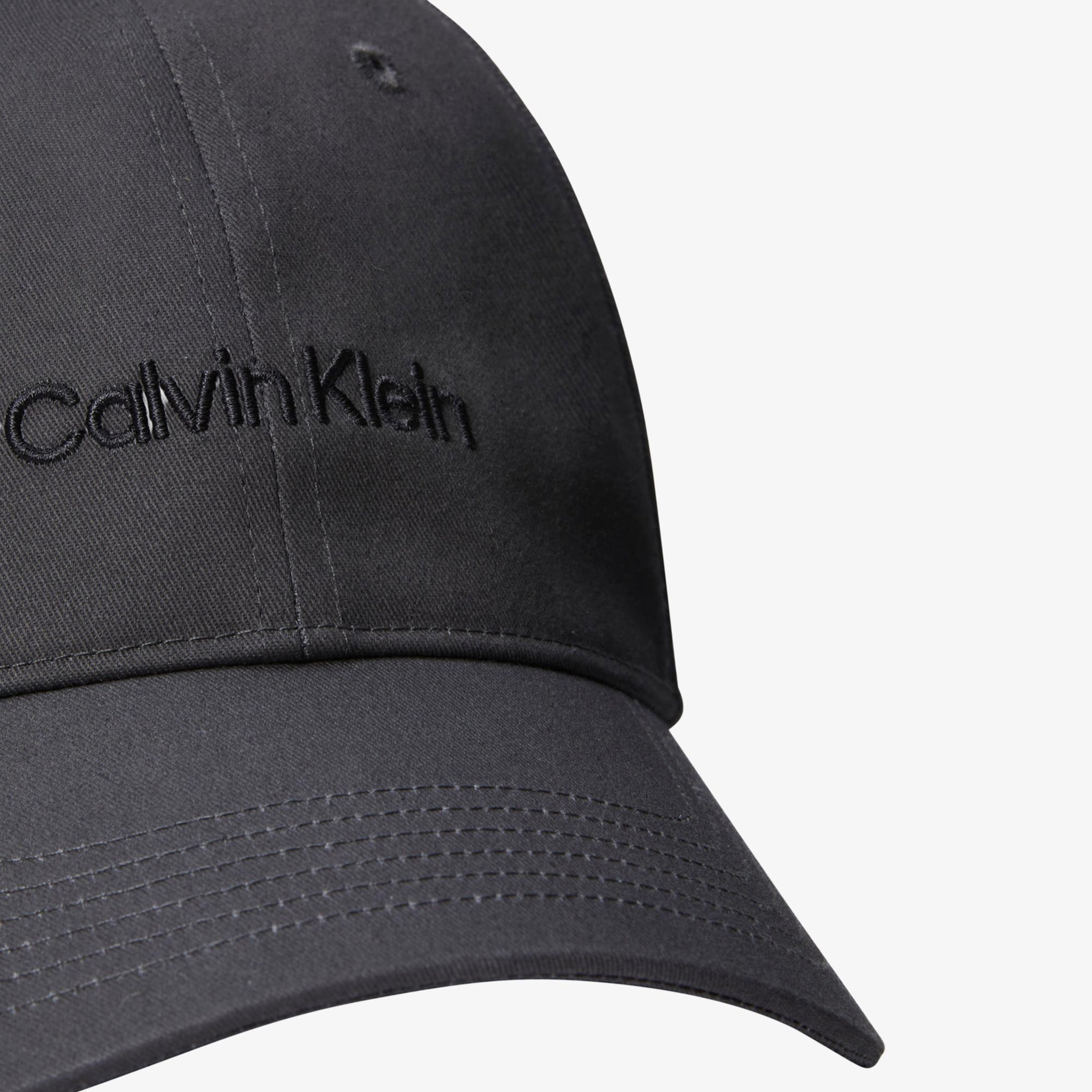 Calvin Klein Logo Embroidery Baseball Erkek Gri Şapka
