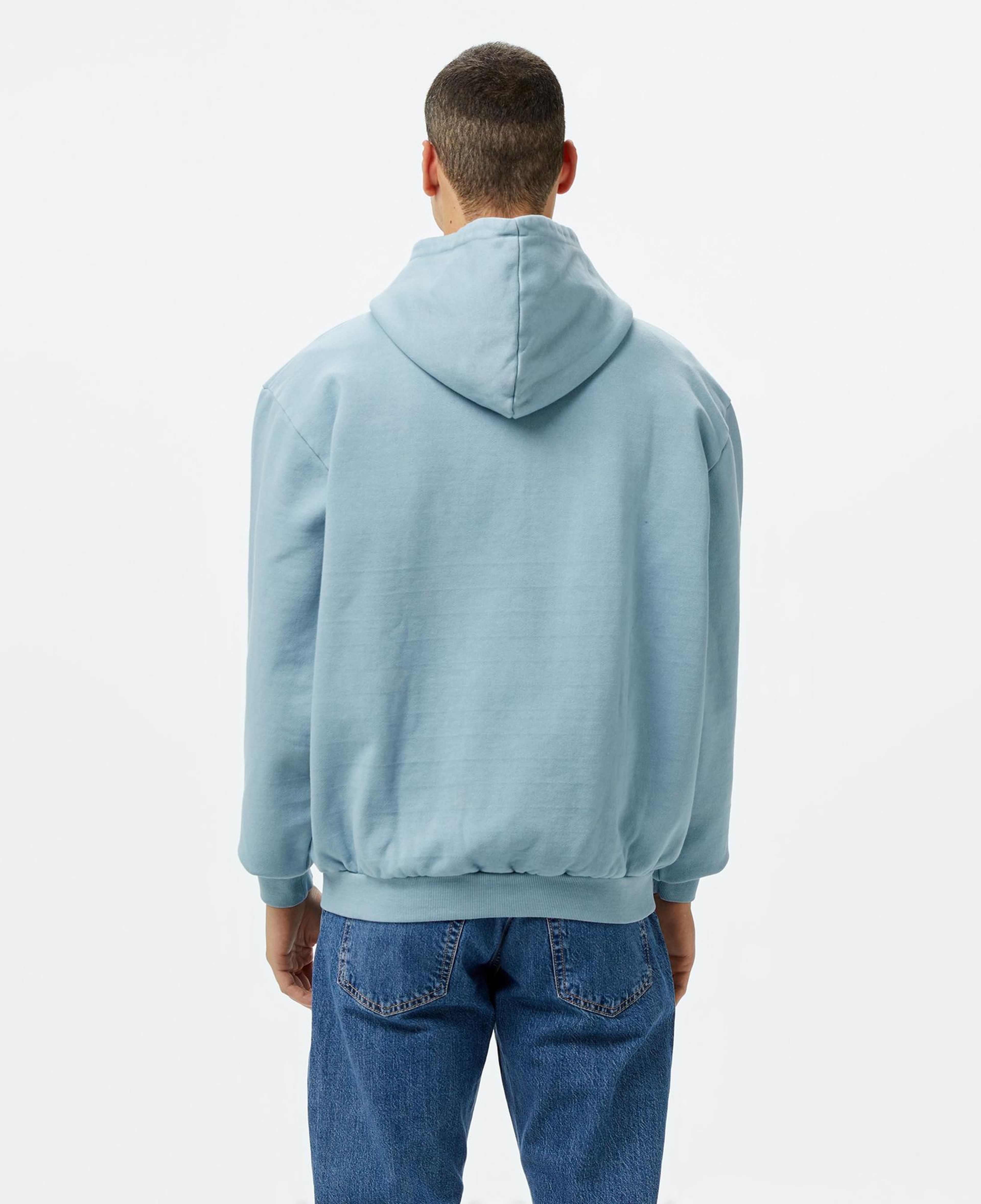 Karl Kani Autograph Heavy Os Zip Erkek Mavi Sweatshirt