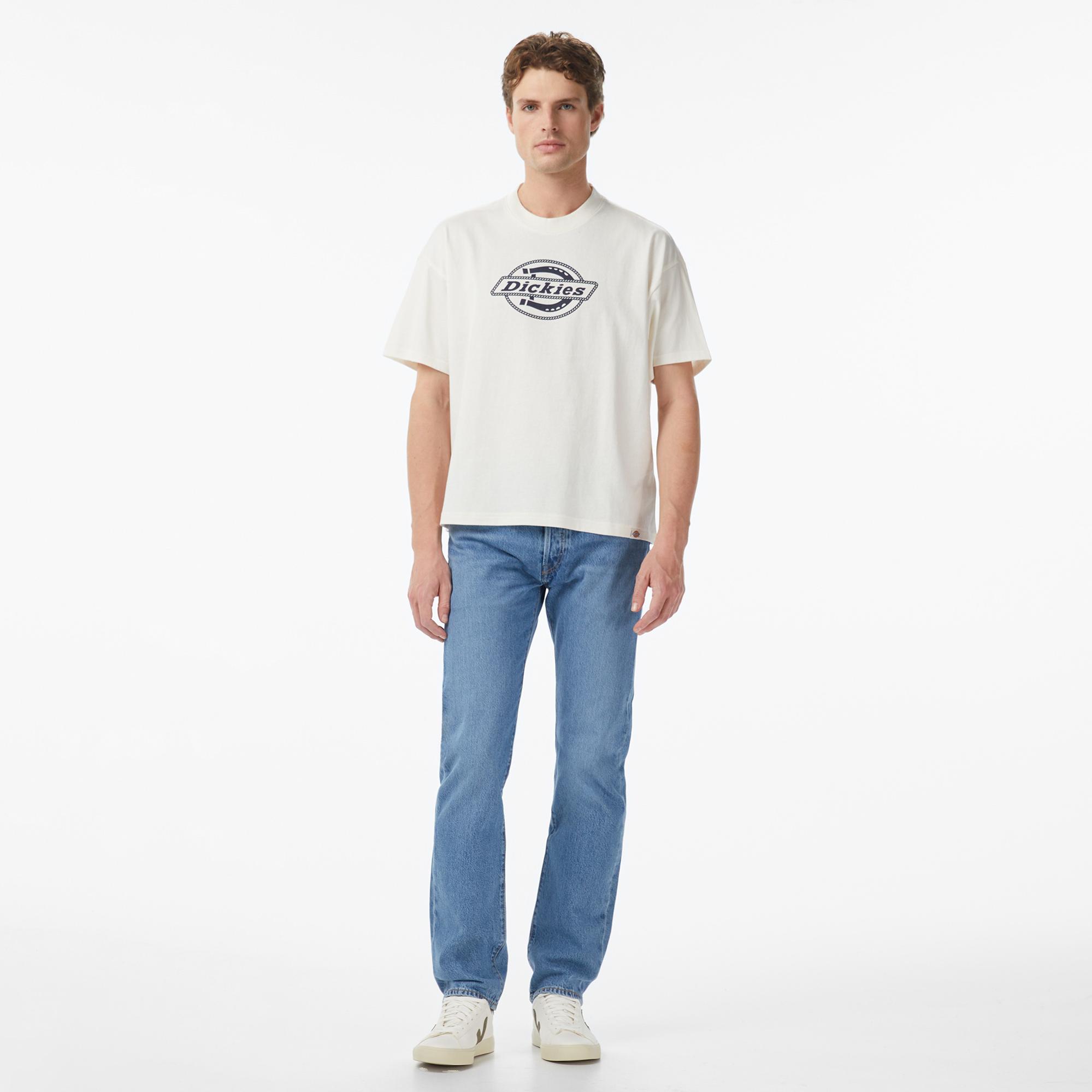 Dickies Forth Shaw Erkek Beyaz T-Shirt