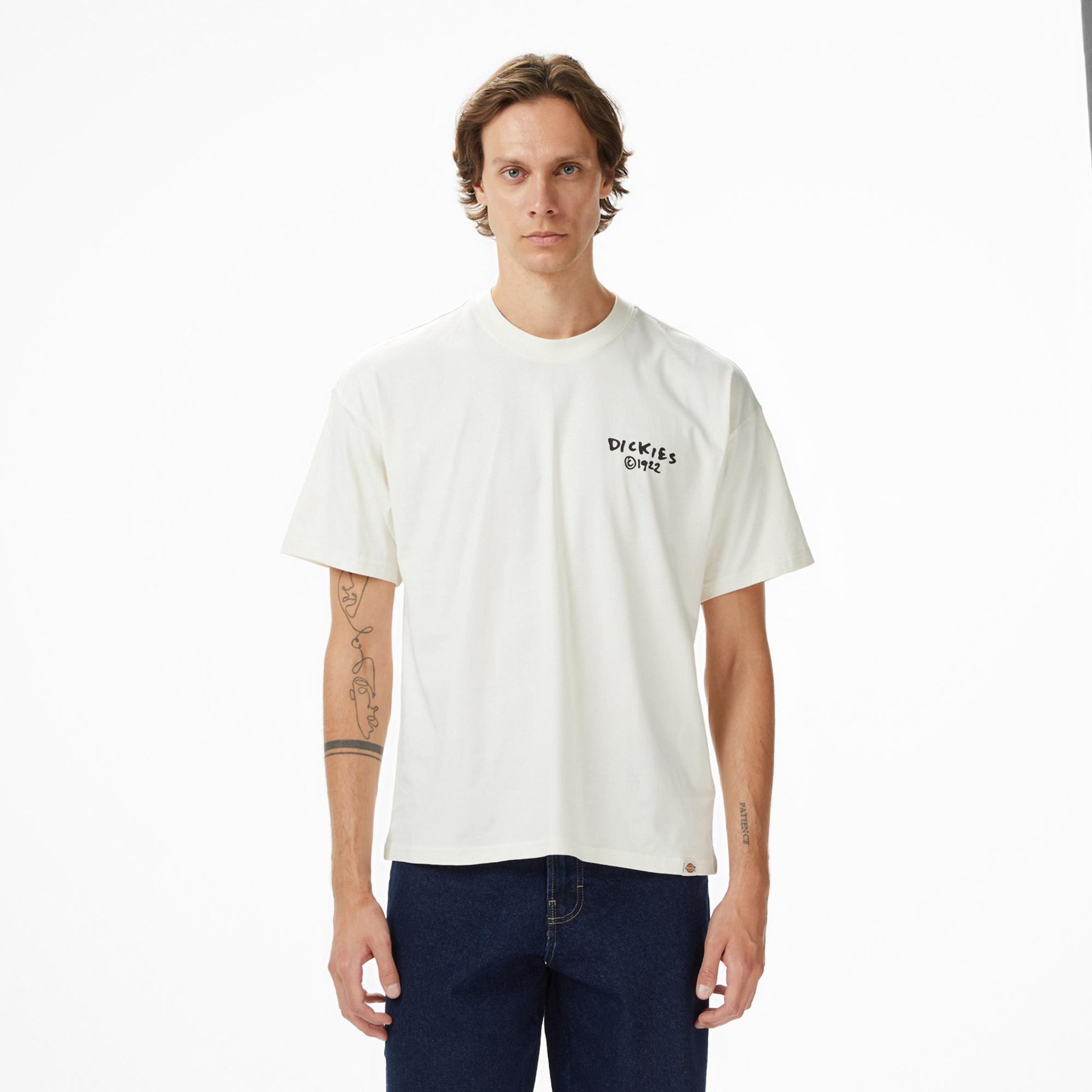 Dickies Sneedville Erkek Beyaz T-Shirt