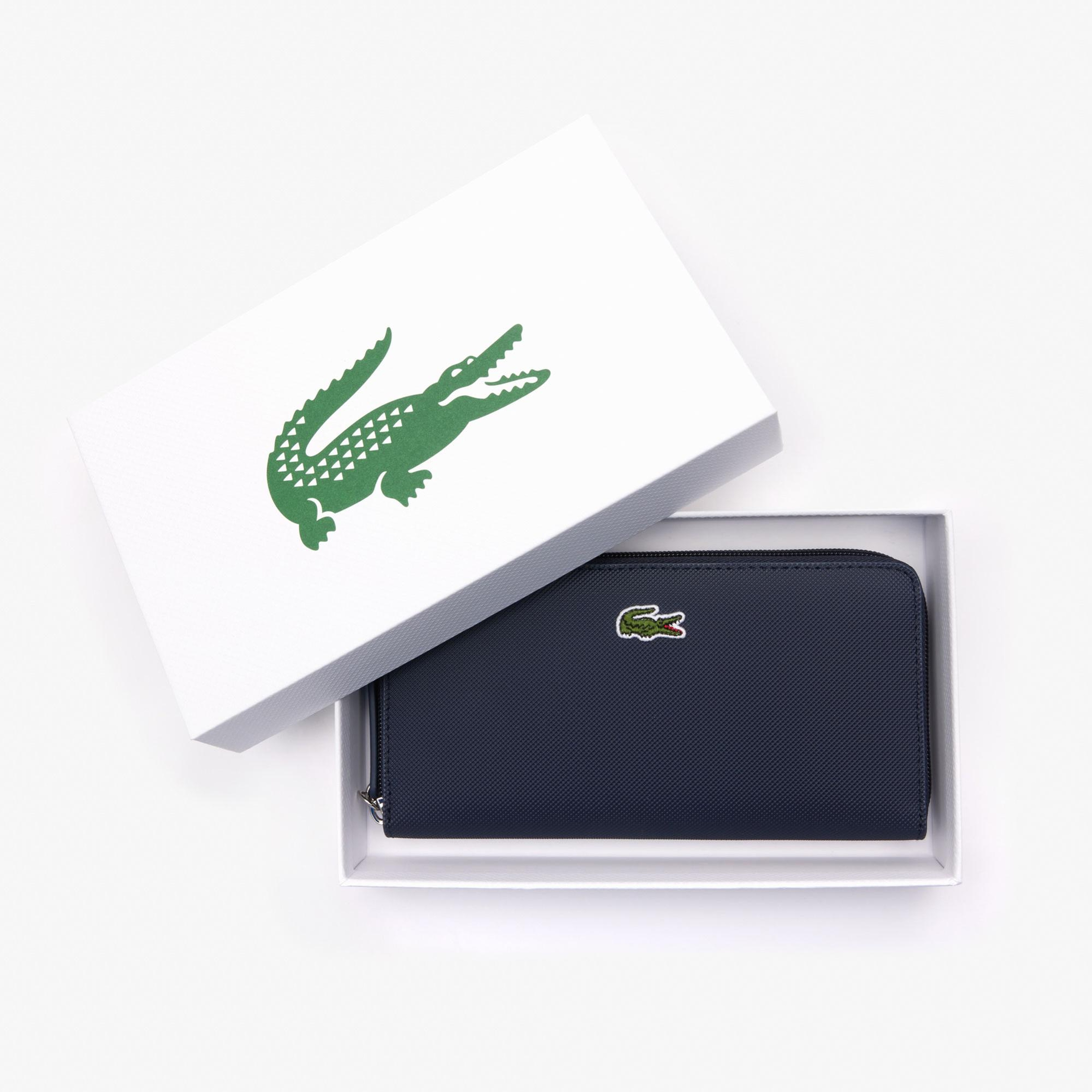 Lacoste L.12.12 Kadın Lacivert Cüzdan