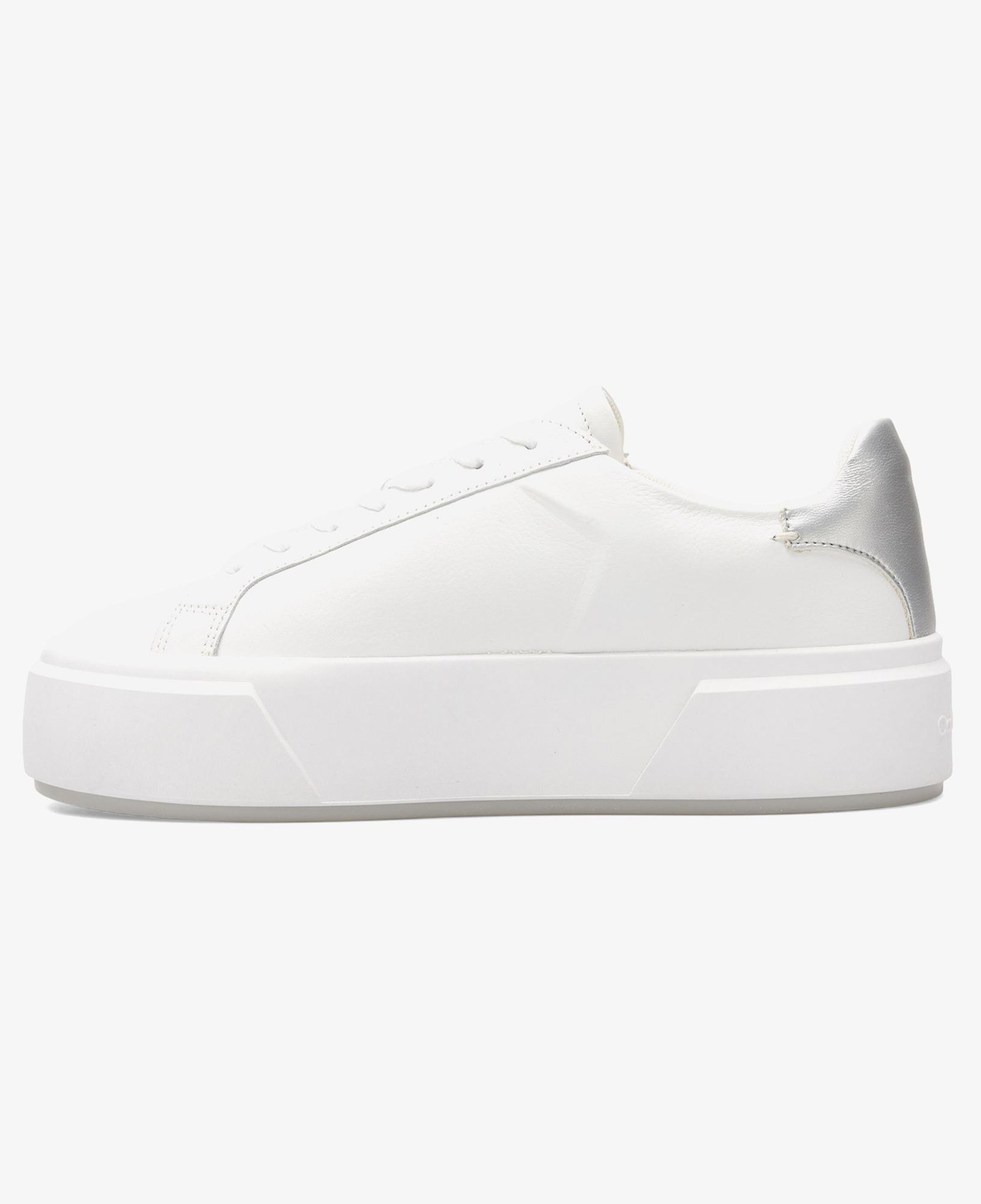 Calvin Klein Flatform Lace Up  Met Kadın Beyaz Sneaker