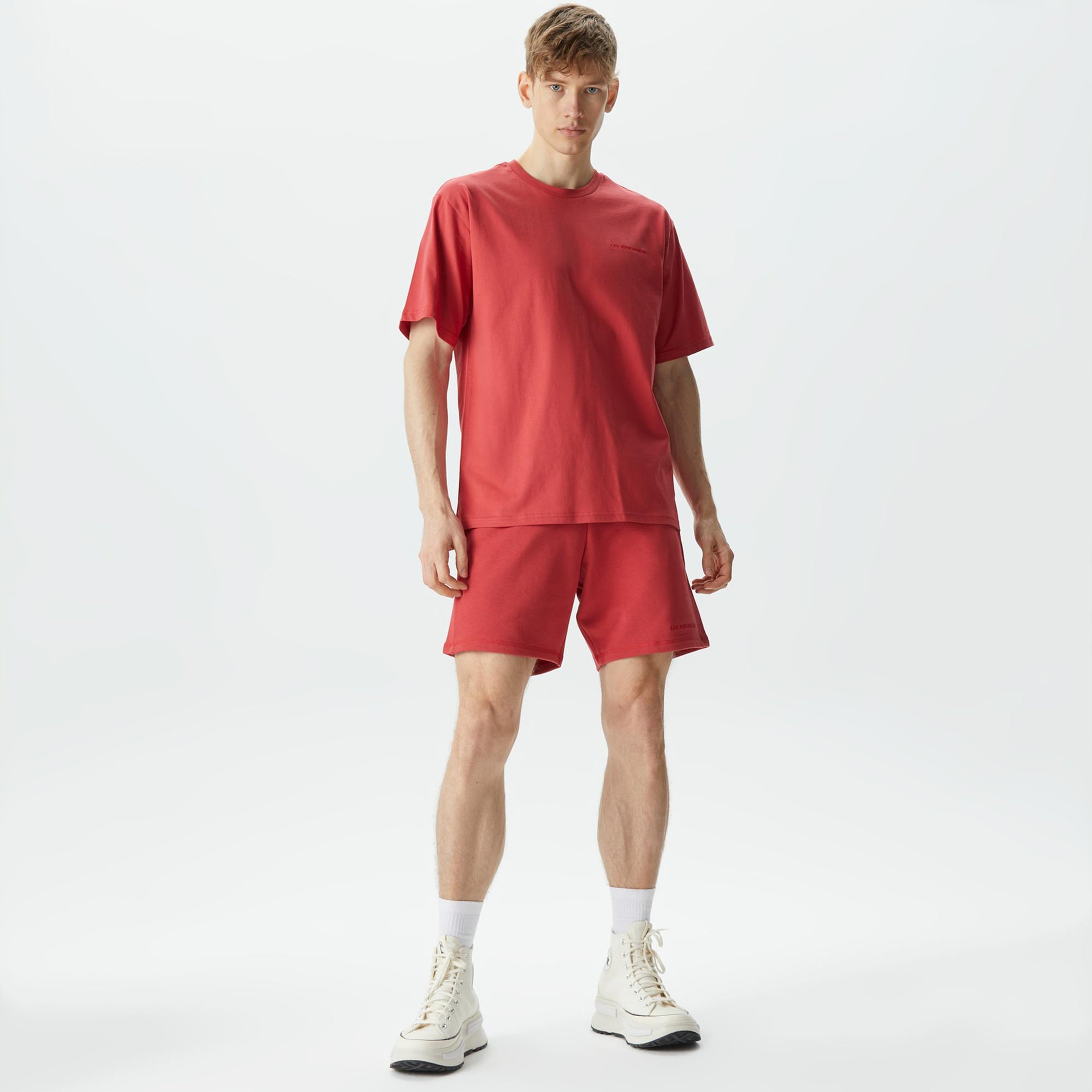 Les Benjamins Essentials 304 Erkek Kırmızı T-Shirt