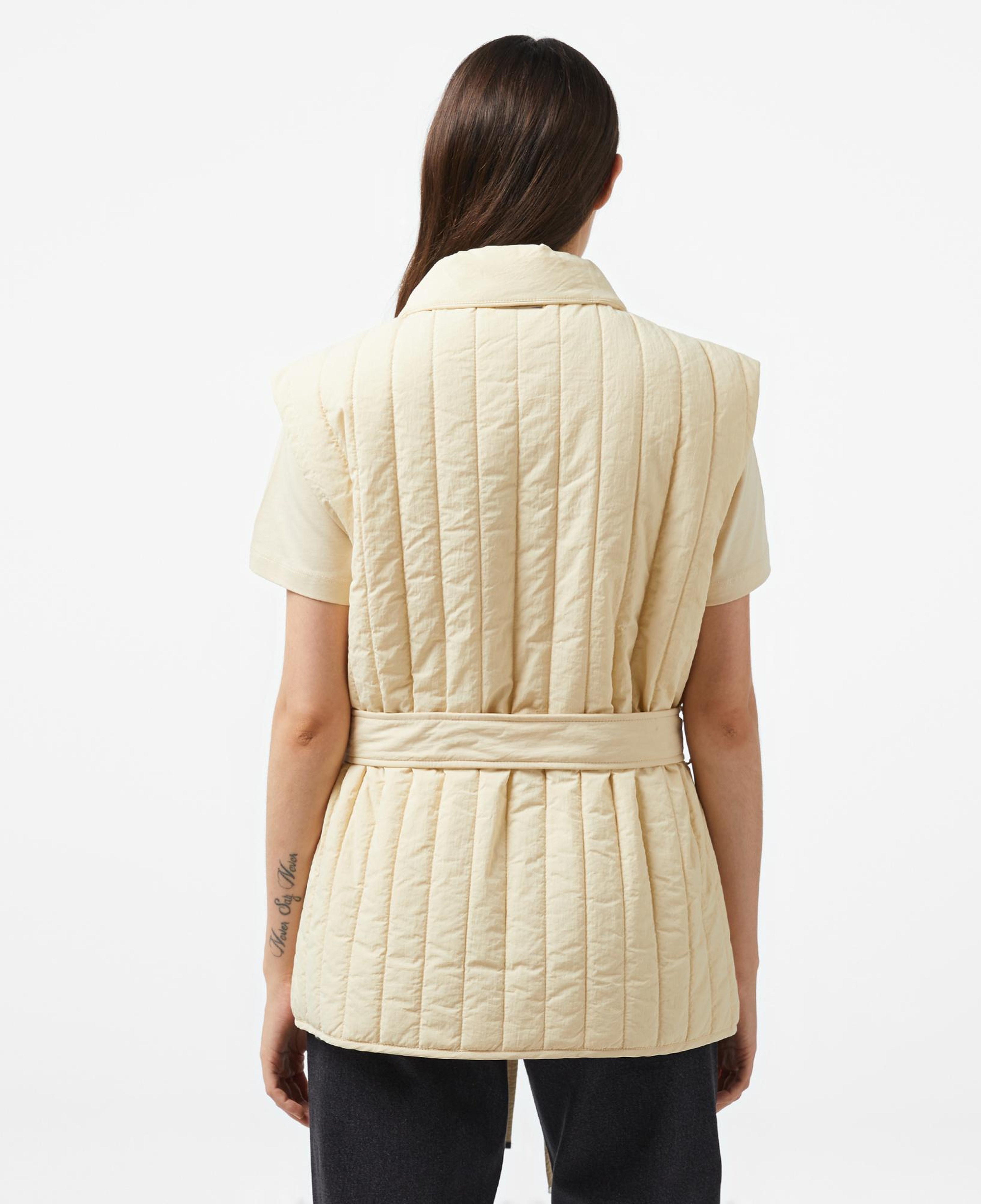 Calvin Klein Padded Vertıcal Quilt Vest Kadın Gri Yelek