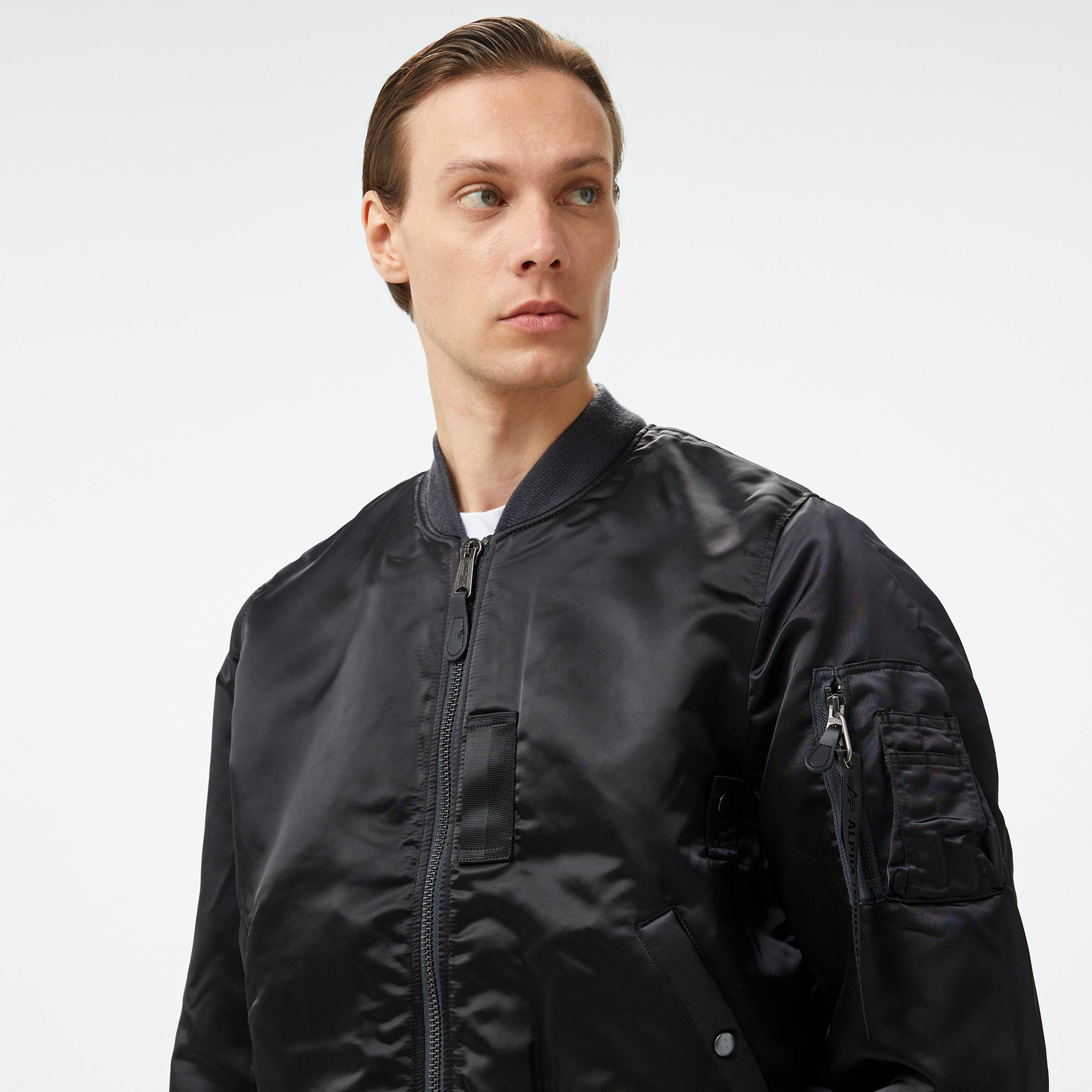 Alpha Industries 1960S Ma-1 Flight Erkek Siyah Ceket
