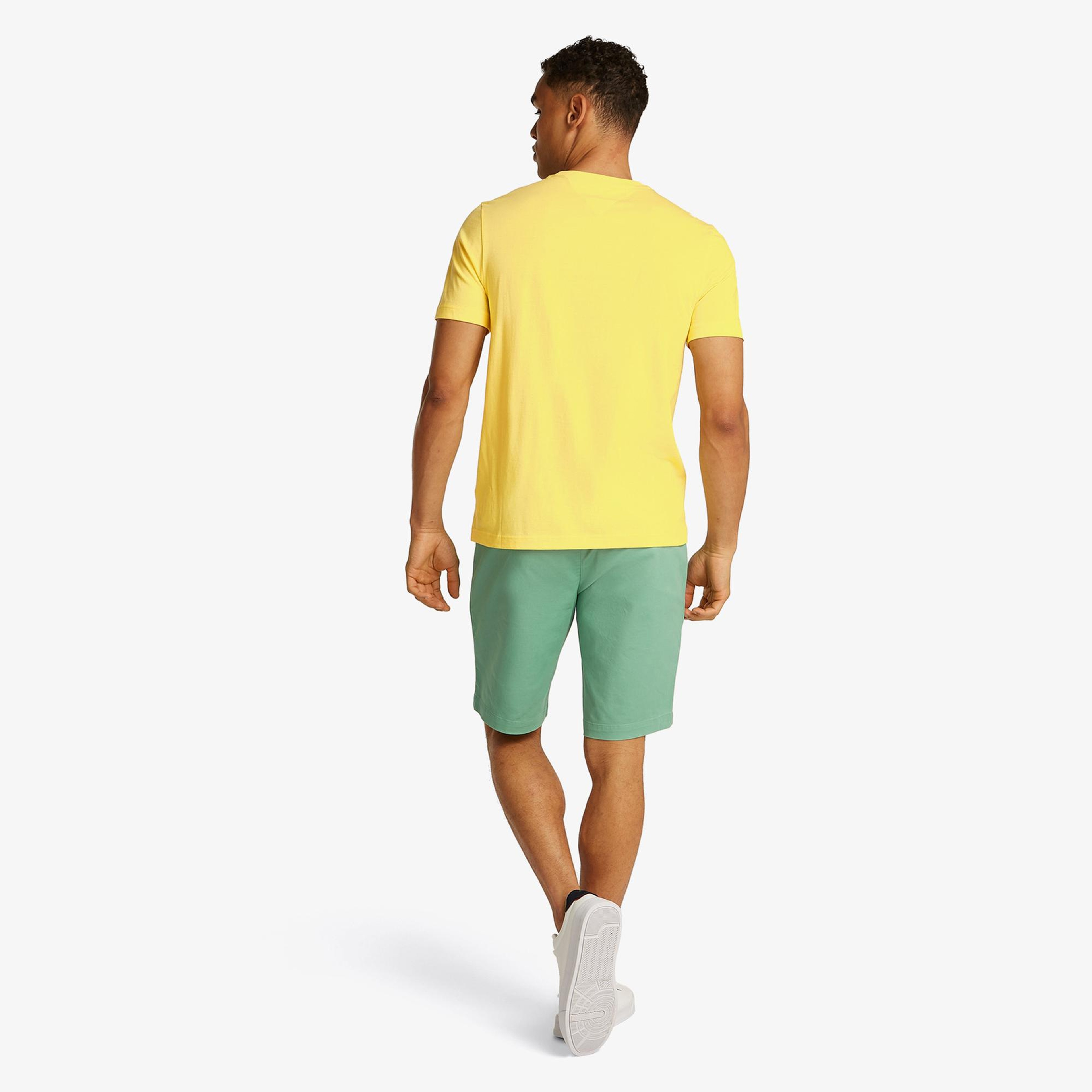 Tommy Hilfiger Colour To Colour Graphic Erkek Sarı T-Shirt