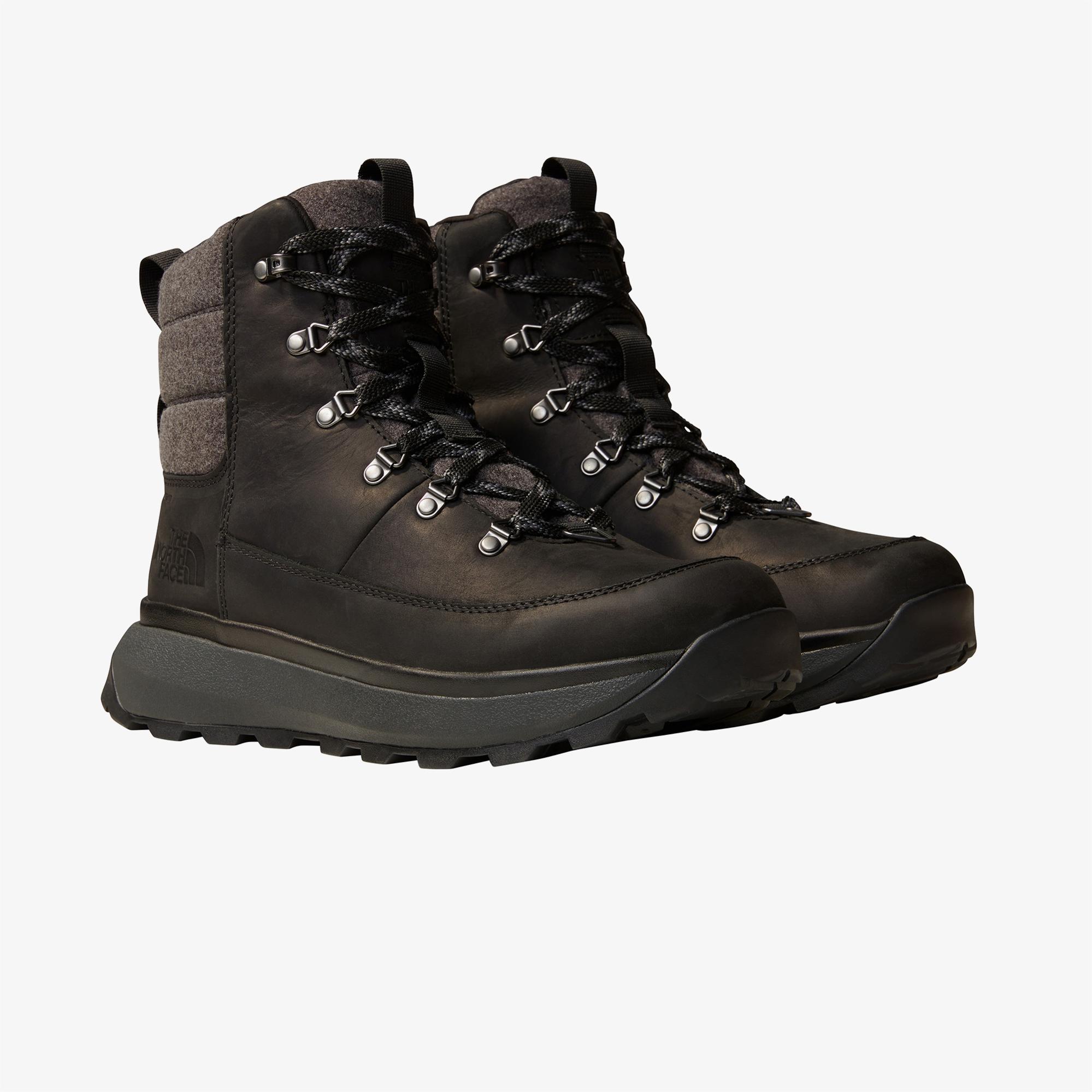 The North Face Bergen Leather Erkek Siyah Outdoor Ayakkabı