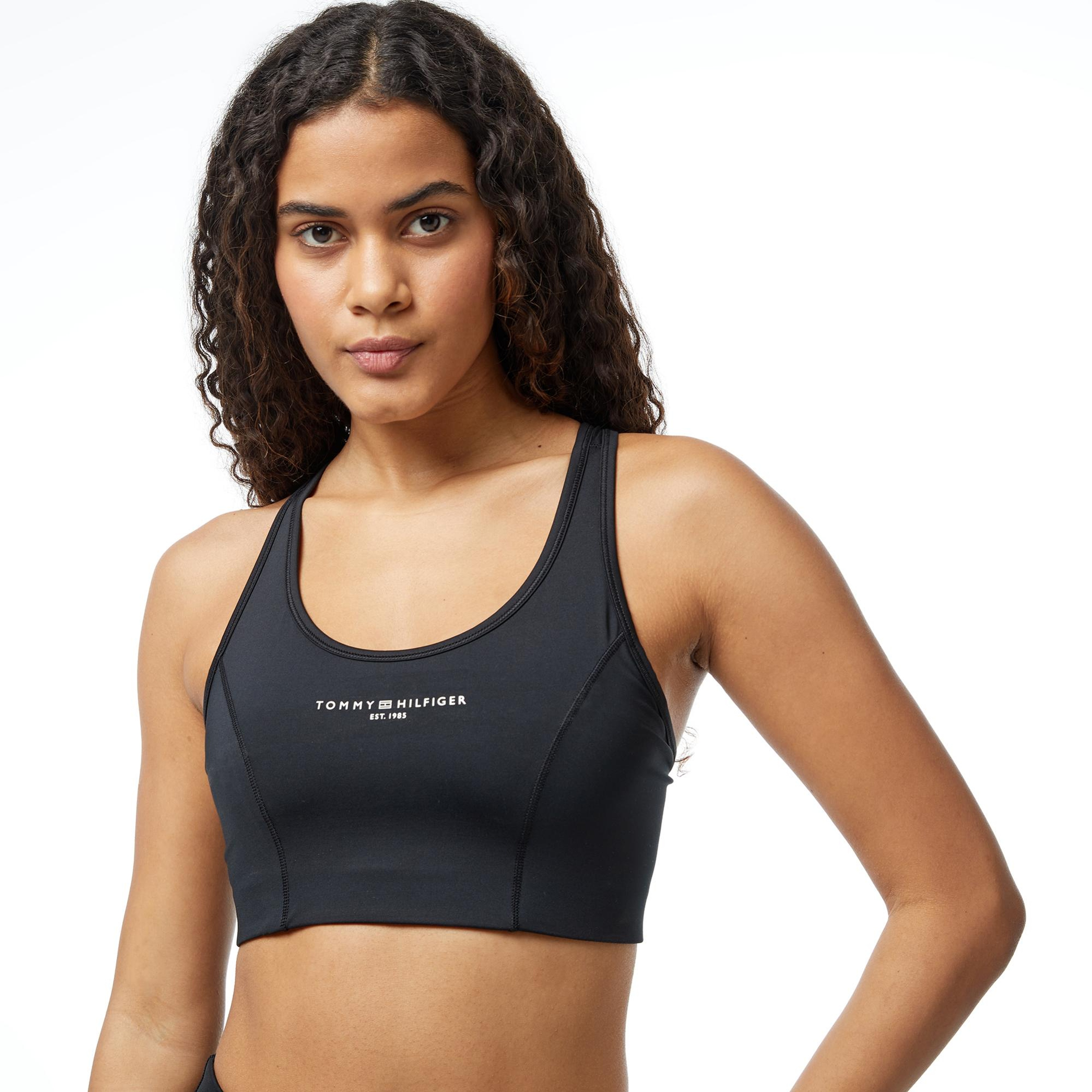 Tommy Hilfiger Essentials Mini Mid Kadın Siyah Bra